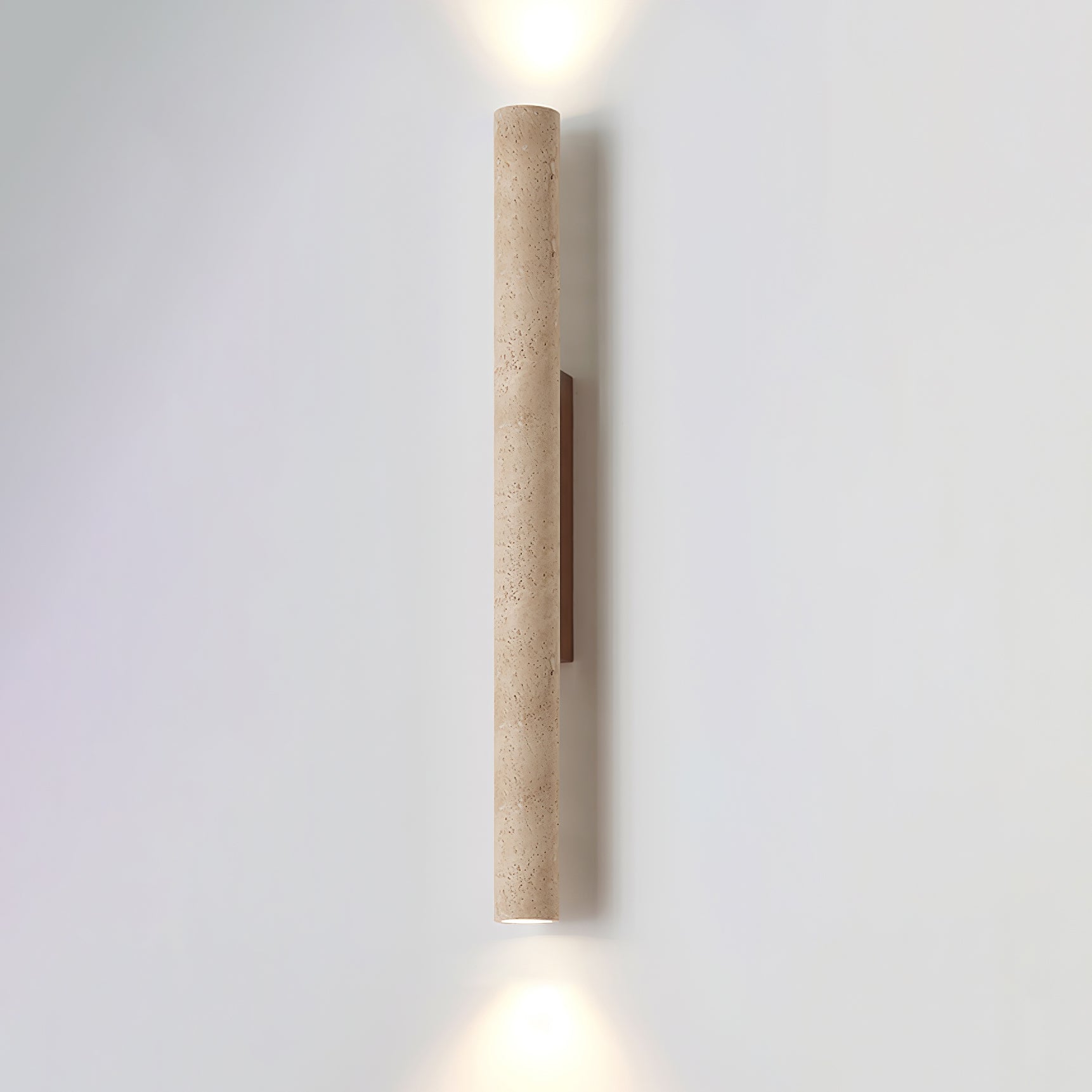 Olvaros Applique Murale Cylindre Mince Travertin - Neutralighting