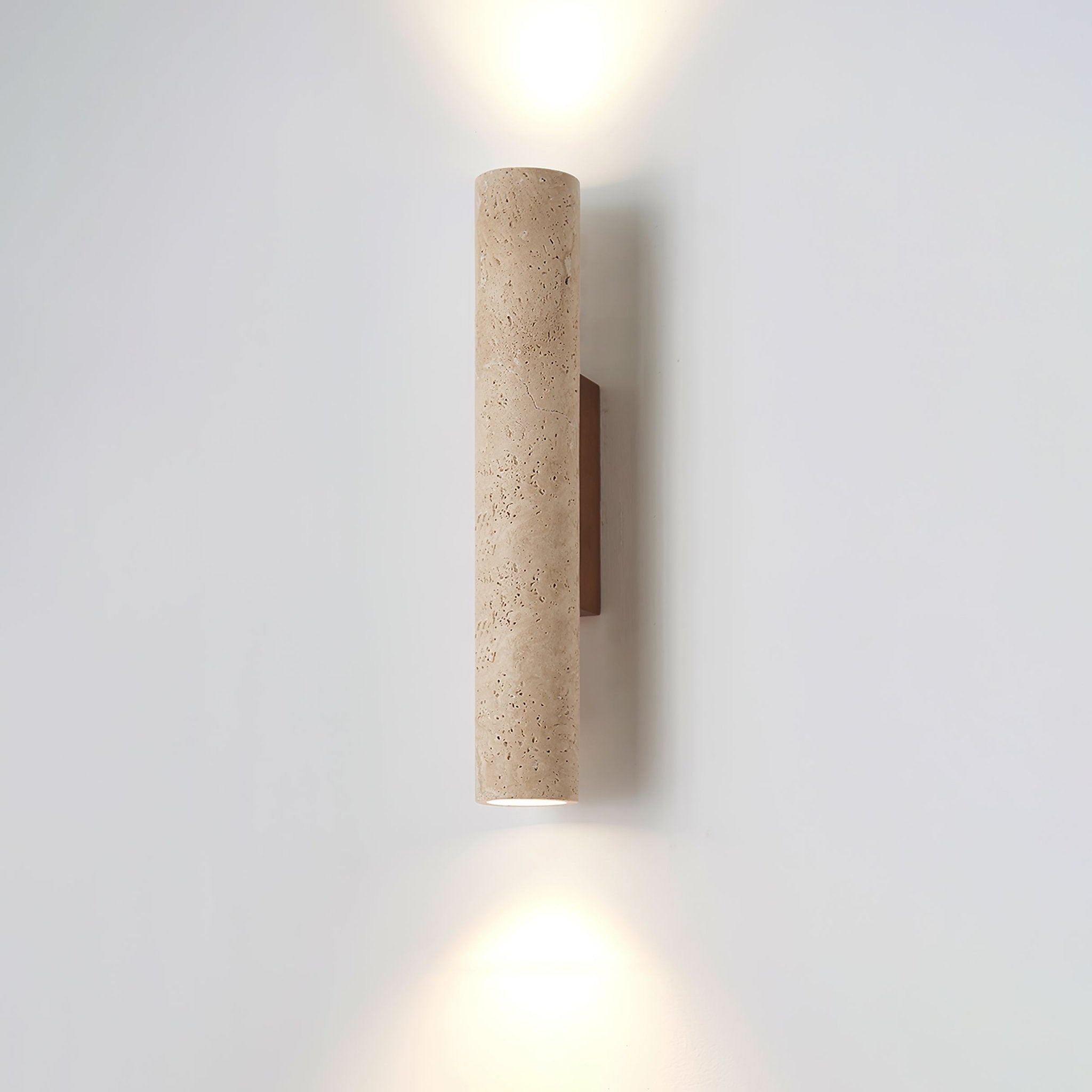 Olvaros Applique Murale Cylindre Mince Travertin - Neutralighting