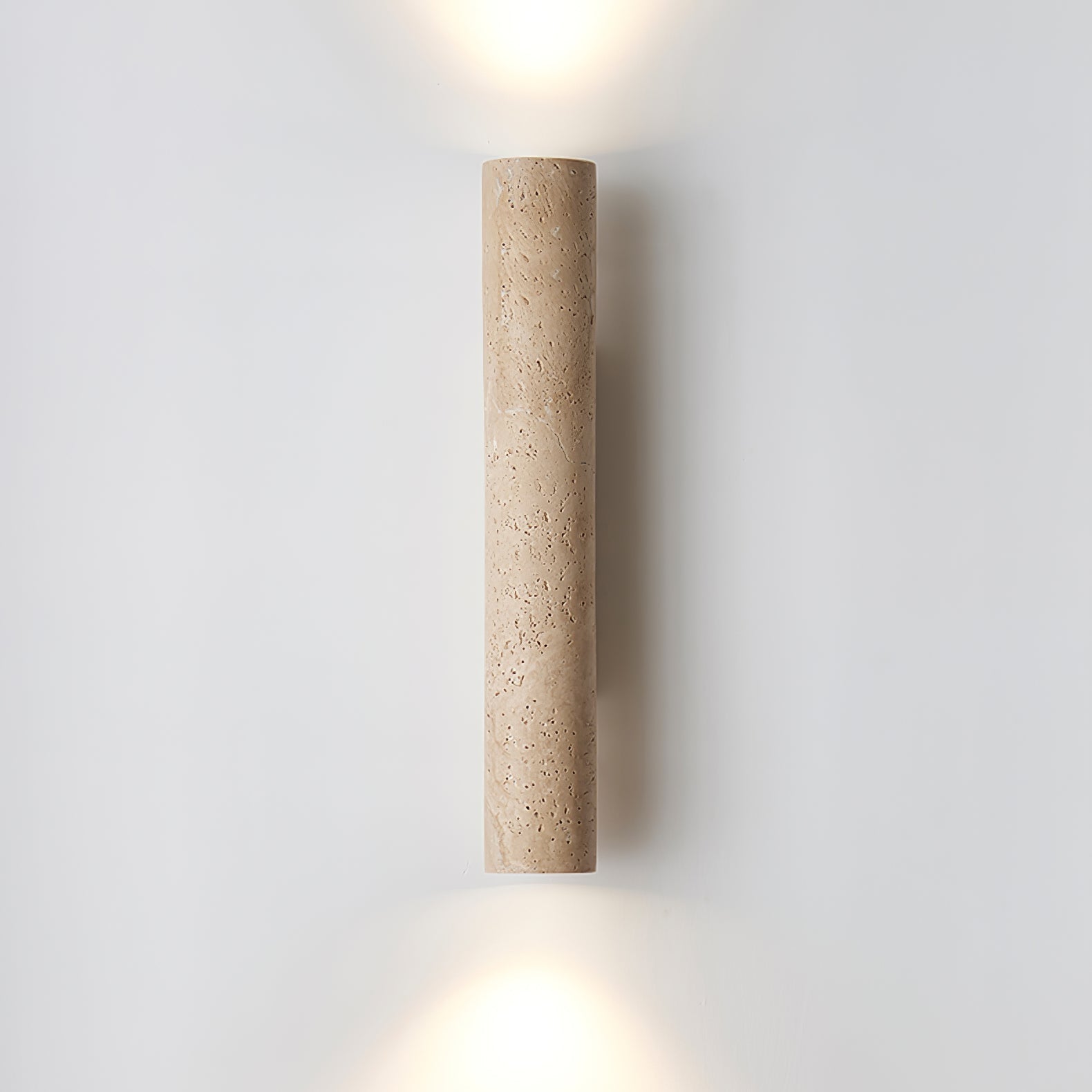Olvaros Applique Murale Cylindre Mince Travertin - Neutralighting