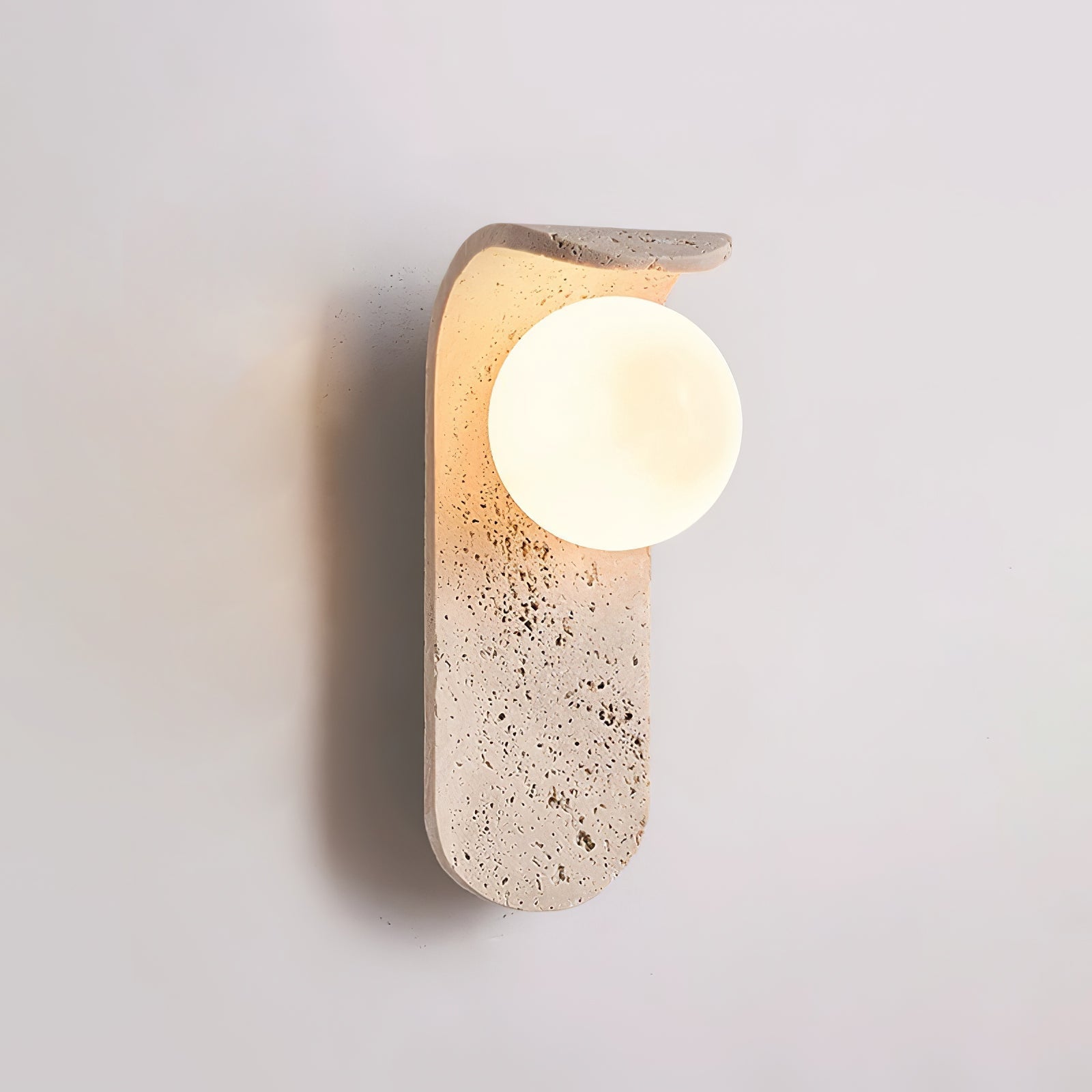 Cutalos Applique Murale Moderne en Travertin - Neutralighting