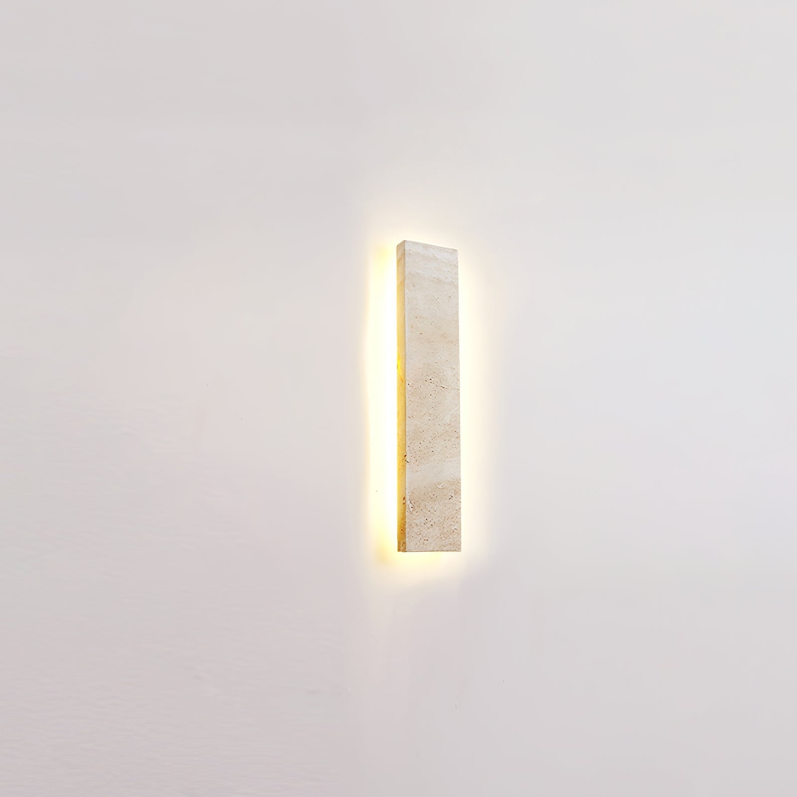 Olnorir Applique Murale Rectangulaire Mince en Travertin - Neutralighting