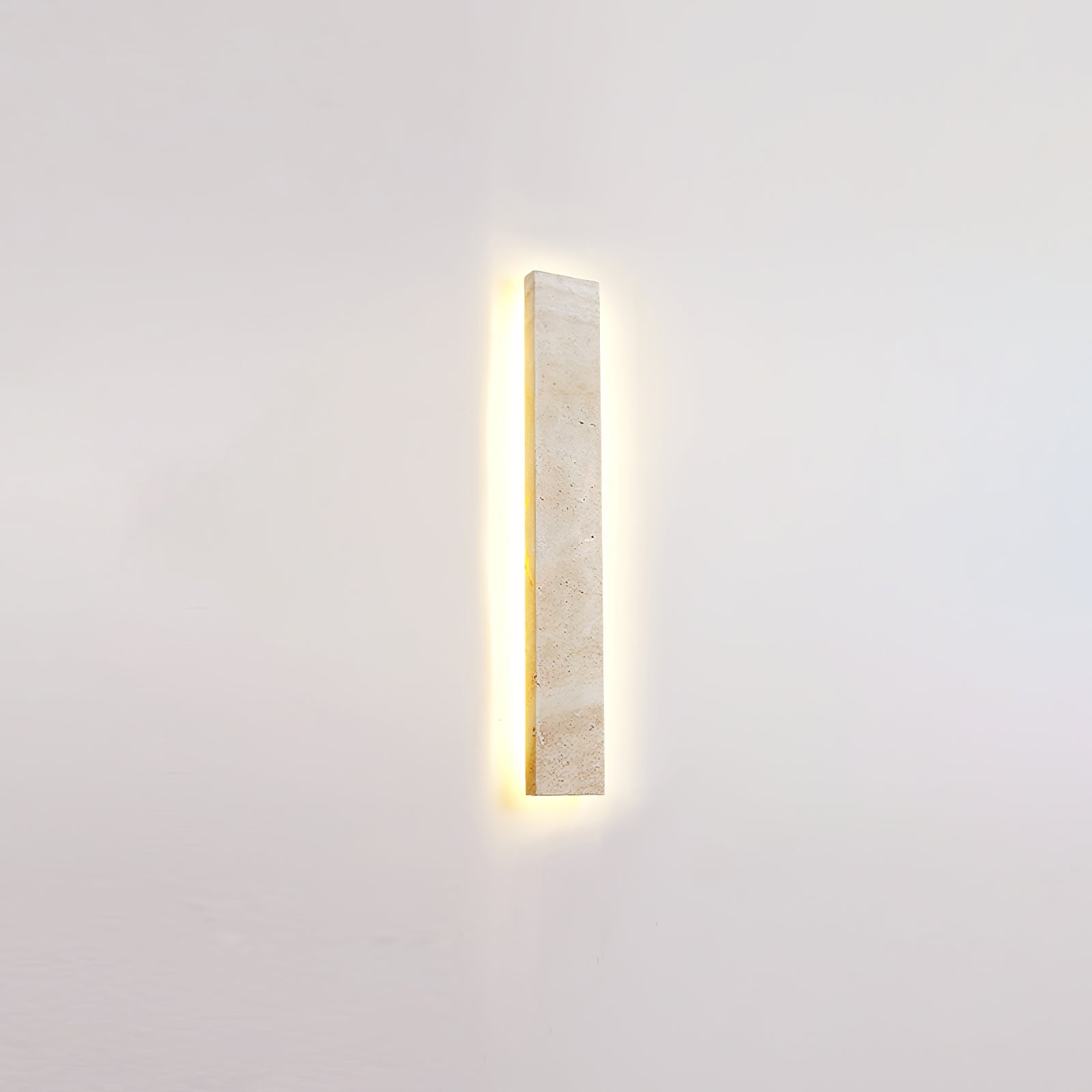 Olnorir Applique Murale Rectangulaire Mince en Travertin - Neutralighting