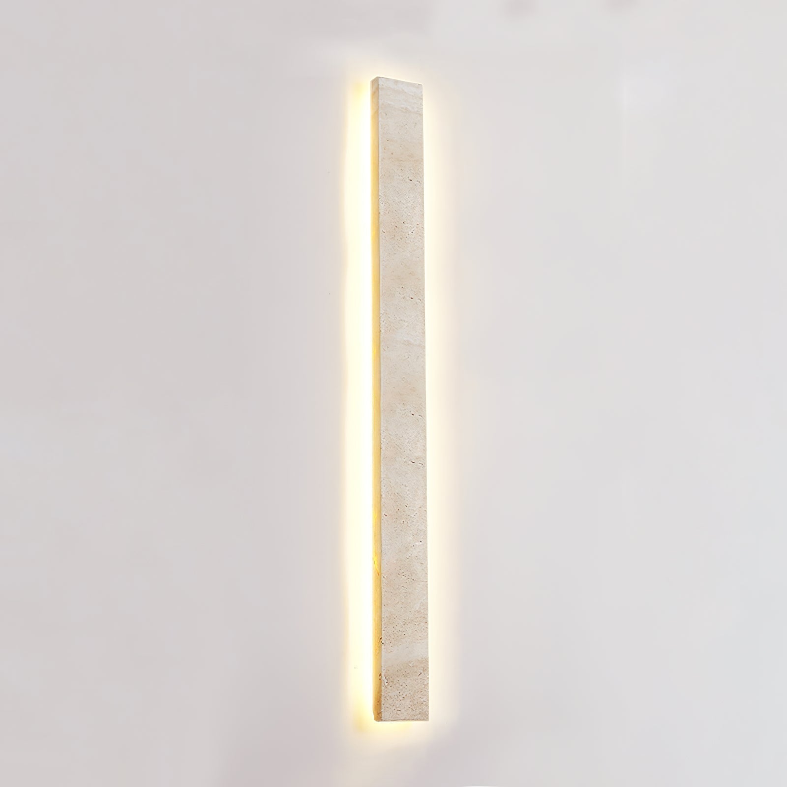 Olnorir Applique Murale Rectangulaire Mince en Travertin - Neutralighting