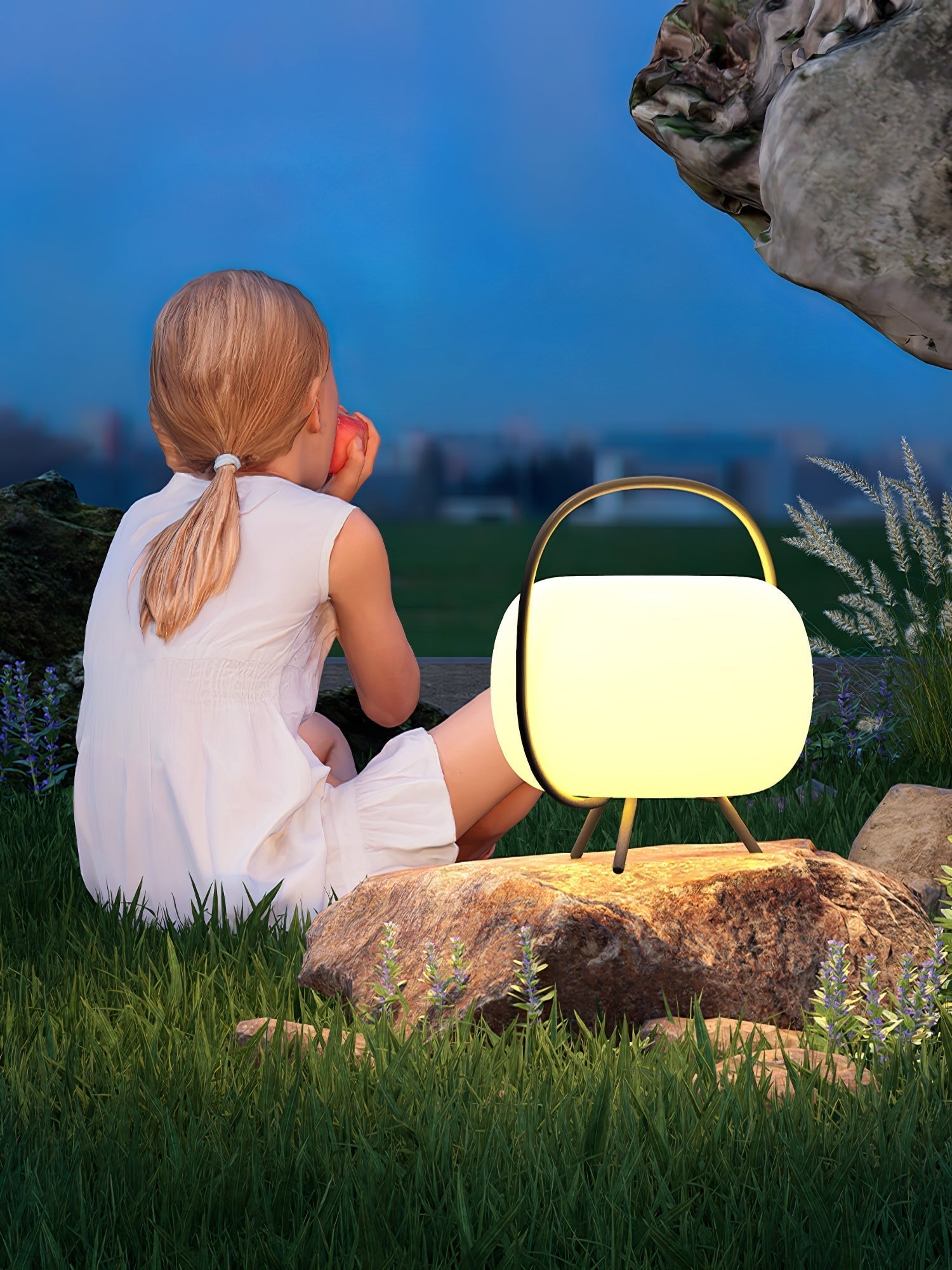Lustra Lampe Extérieure Pod Lanterne Solaire - Neutralighting