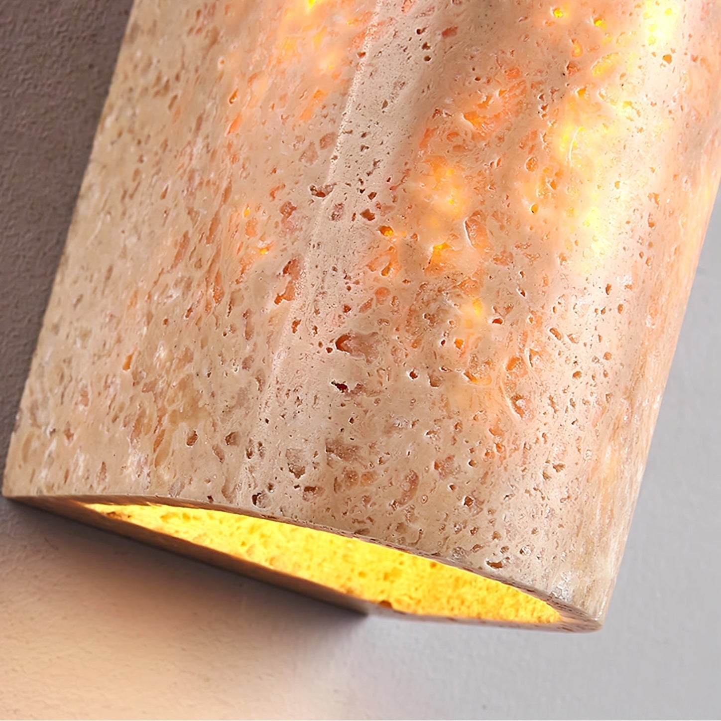 Sysilion Applique Murale Industrielle en Travertin - Neutralighting