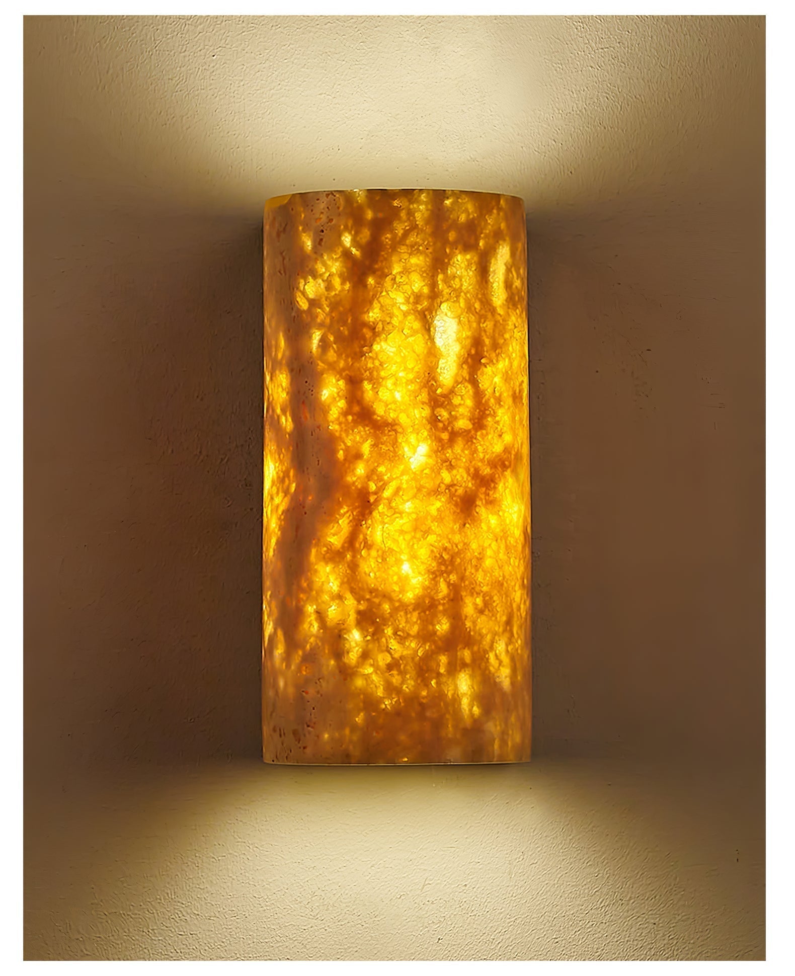 Sysilion Applique Murale Industrielle en Travertin - Neutralighting