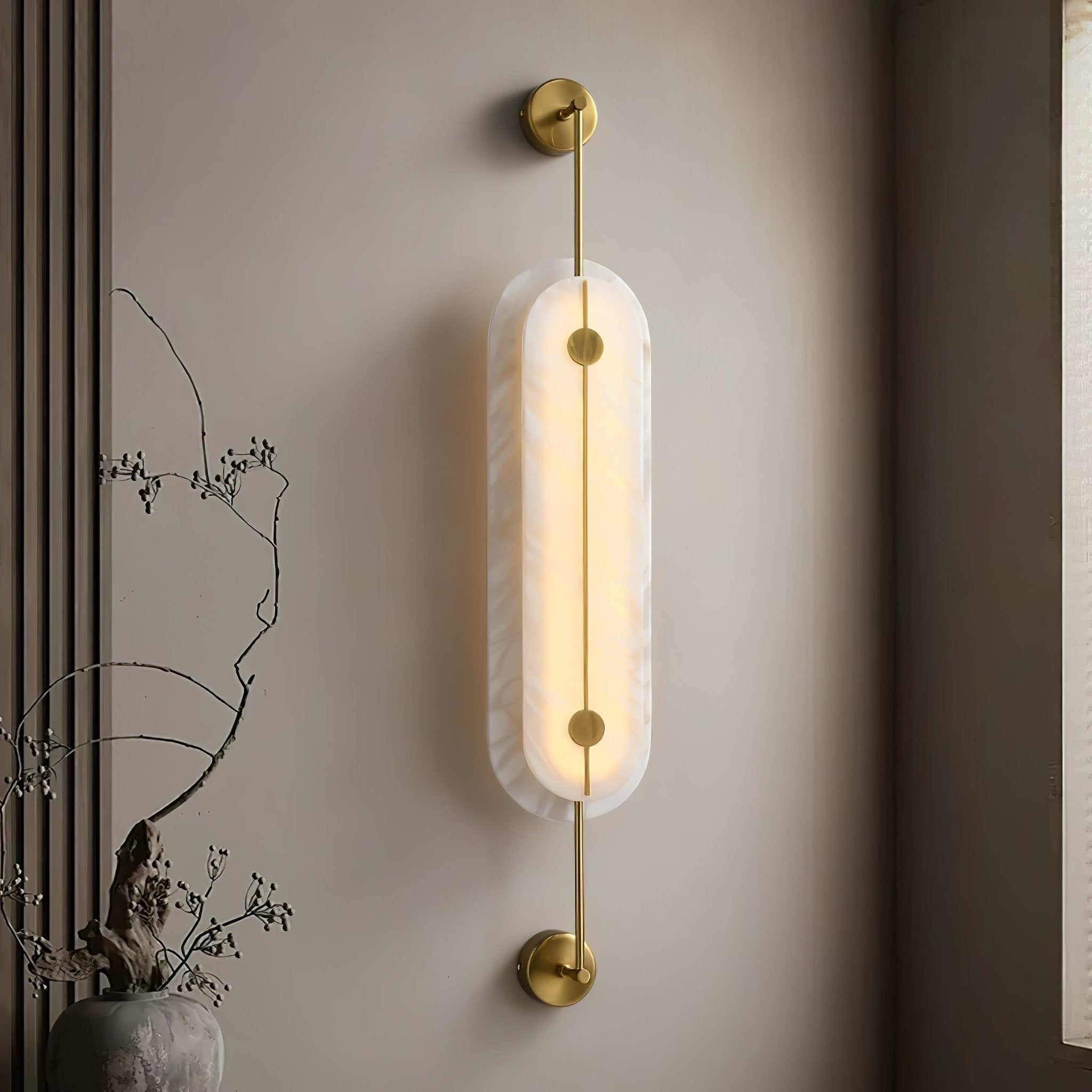 Cudorel Applique Murale Ovale en Albâtre - Neutralighting