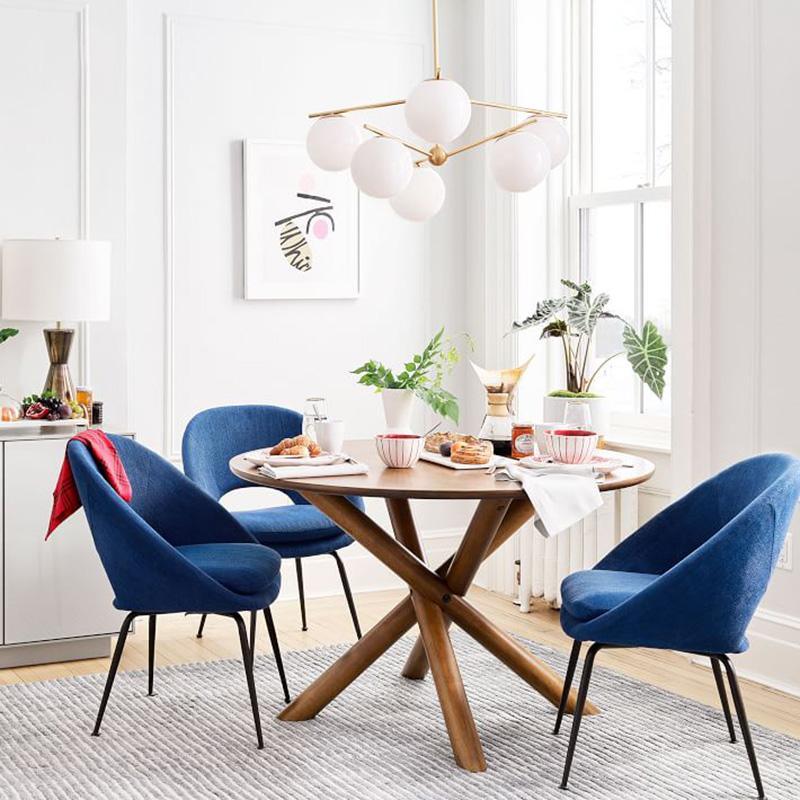 Lustra Chandelier Sphère & Tige Moderne Or LED - Neutralighting