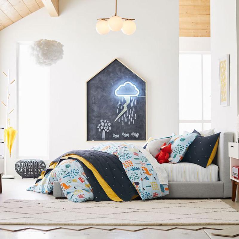 Lustra Chandelier Sphère & Tige Moderne Or LED - Neutralighting