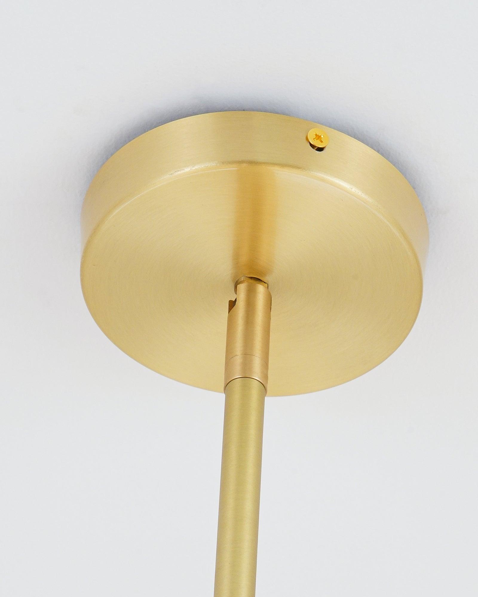 Lustra Chandelier Sphère & Tige Moderne Or LED - Neutralighting