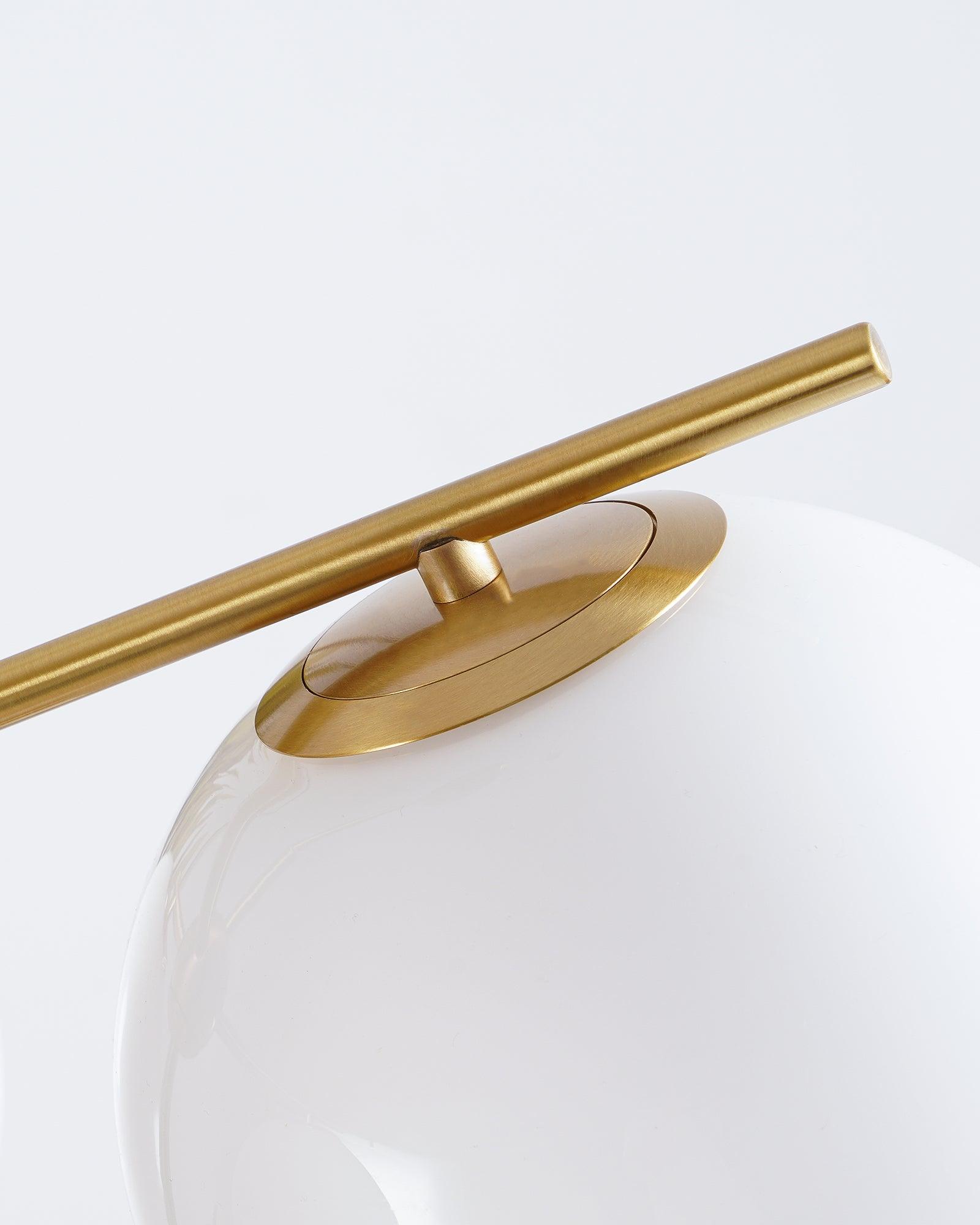 Lustra Chandelier Sphère & Tige Moderne Or LED - Neutralighting