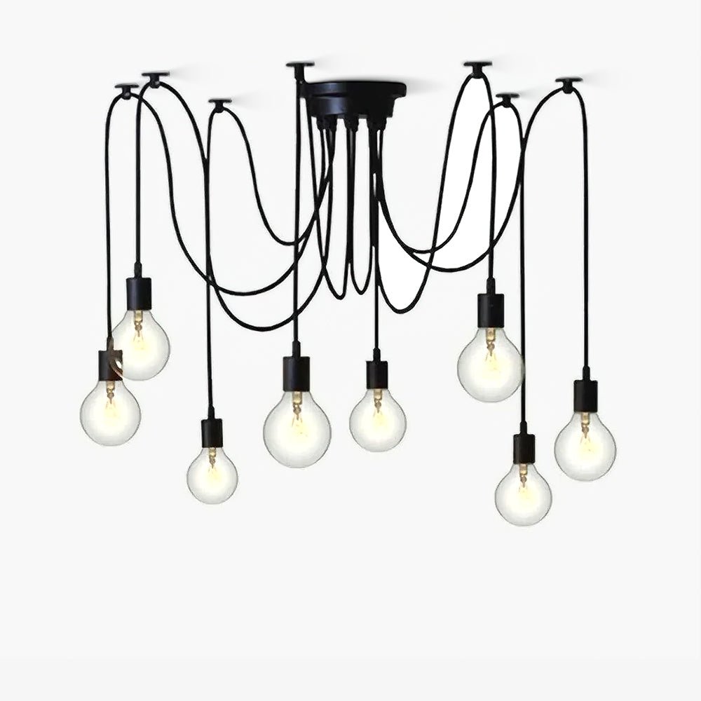 Lustra Chandelier à Câble Araignée Industriel - Neutralighting