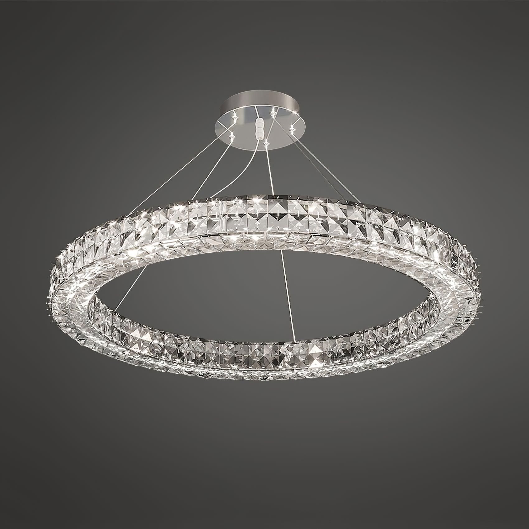 Lustra Chandelier Anneau Cristal Spiridon Luxe - Neutralighting