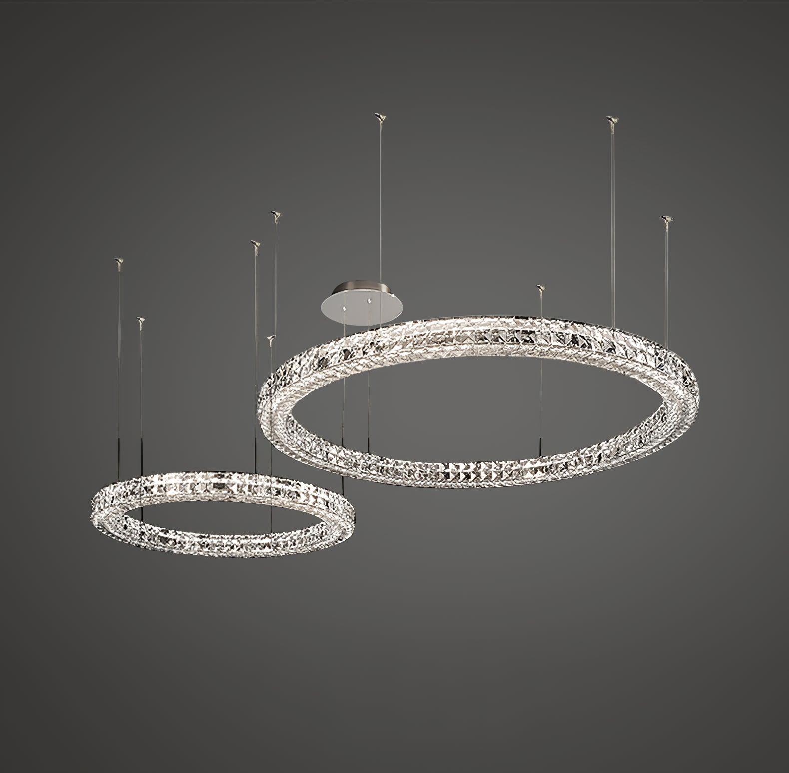 Lustra Chandelier Anneau Cristal Spiridon Luxe - Neutralighting