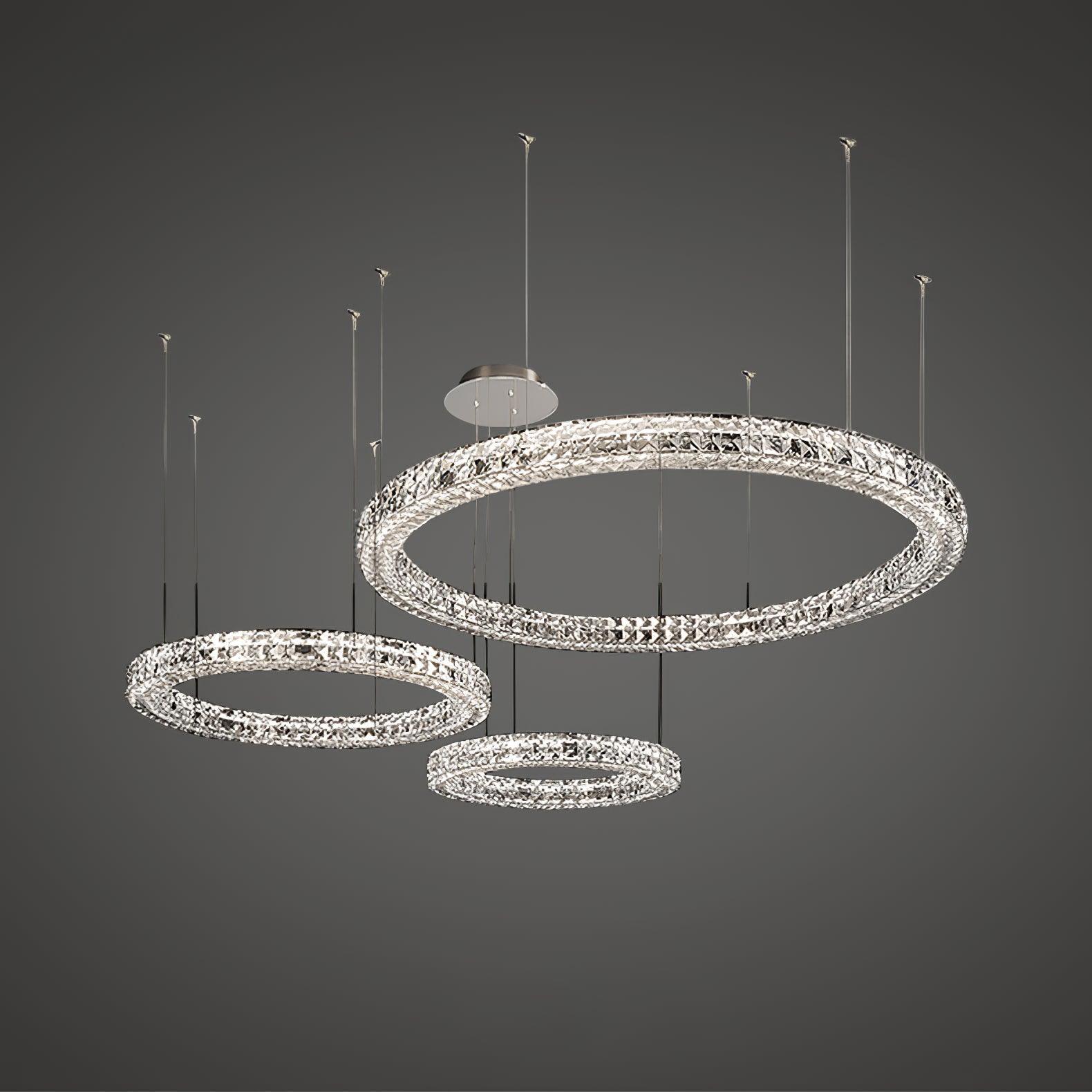 Lustra Chandelier Anneau Cristal Spiridon Luxe - Neutralighting