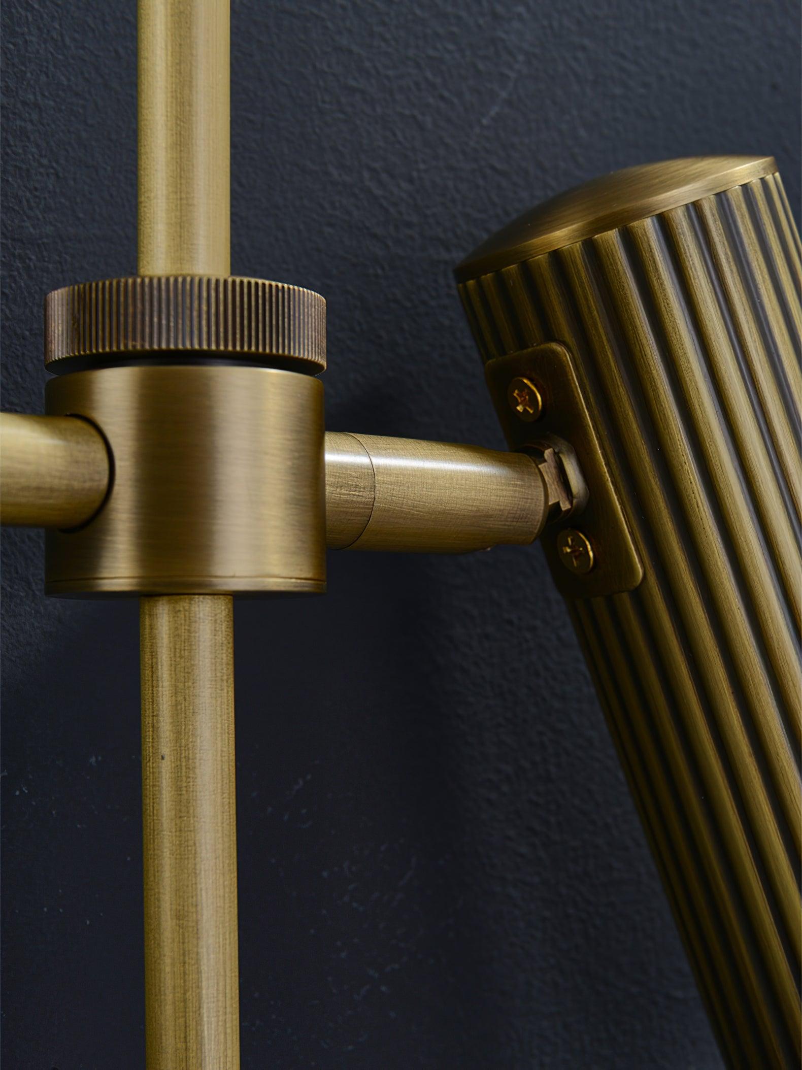 Glintice Applique murale industrielle en laiton - Neutralighting