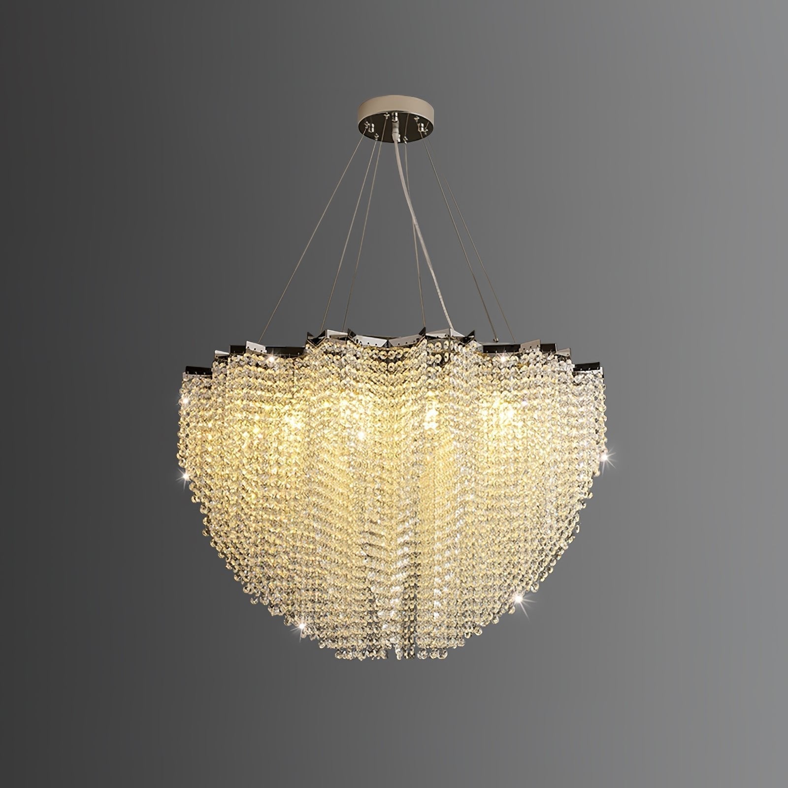 Zashayra Crystal Column Chandelier - Neutralighting