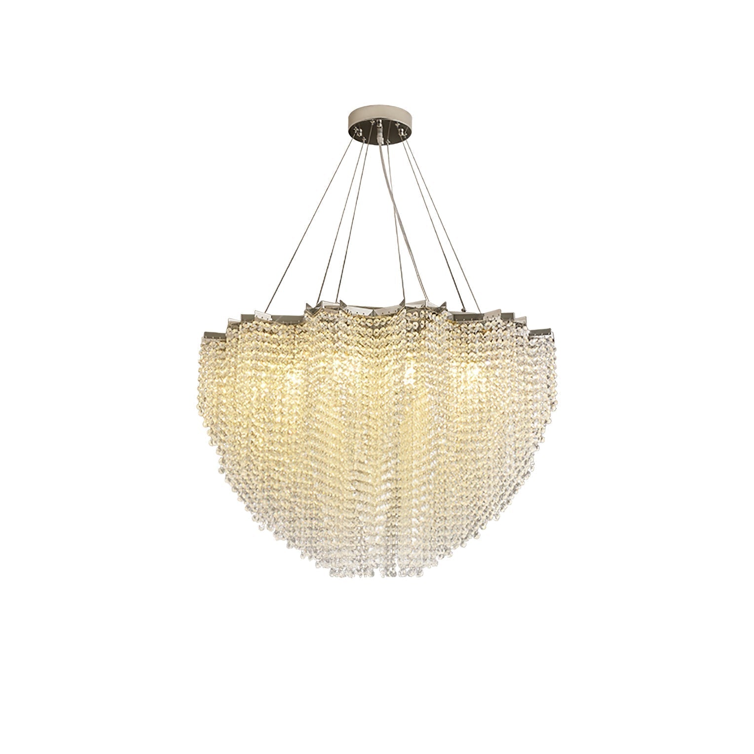 Zashayra Crystal Column Chandelier - Neutralighting