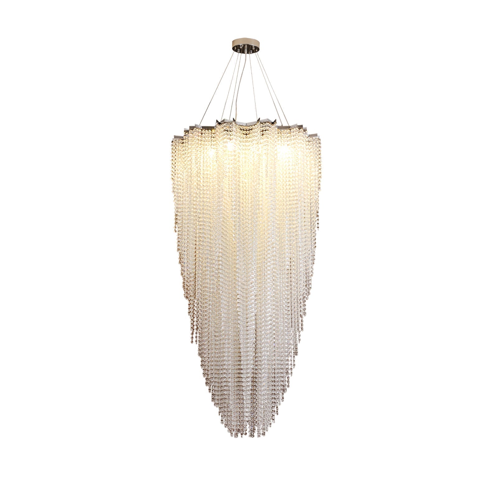 Zashayra Crystal Column Chandelier - Neutralighting