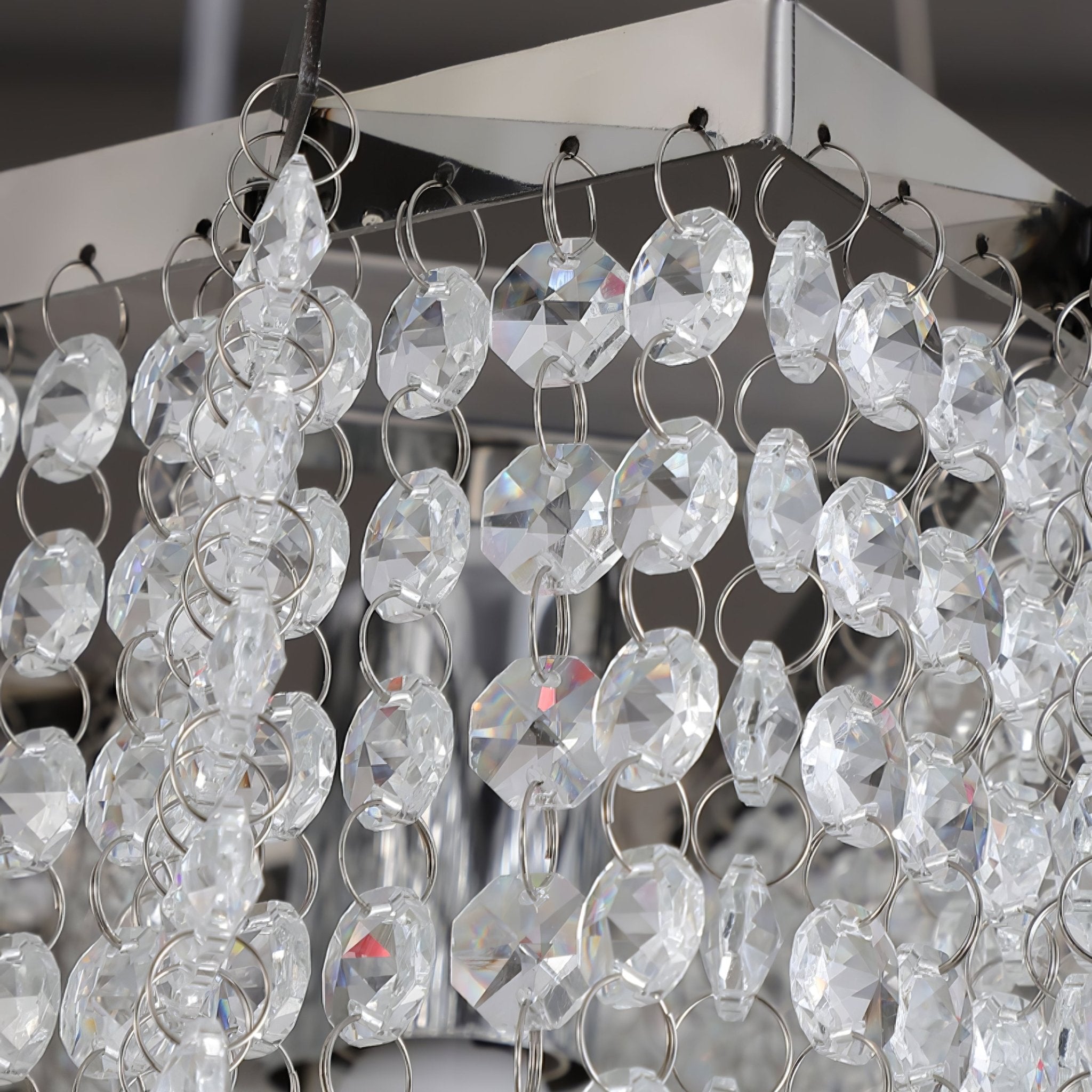 Zashayra Crystal Column Chandelier - Neutralighting