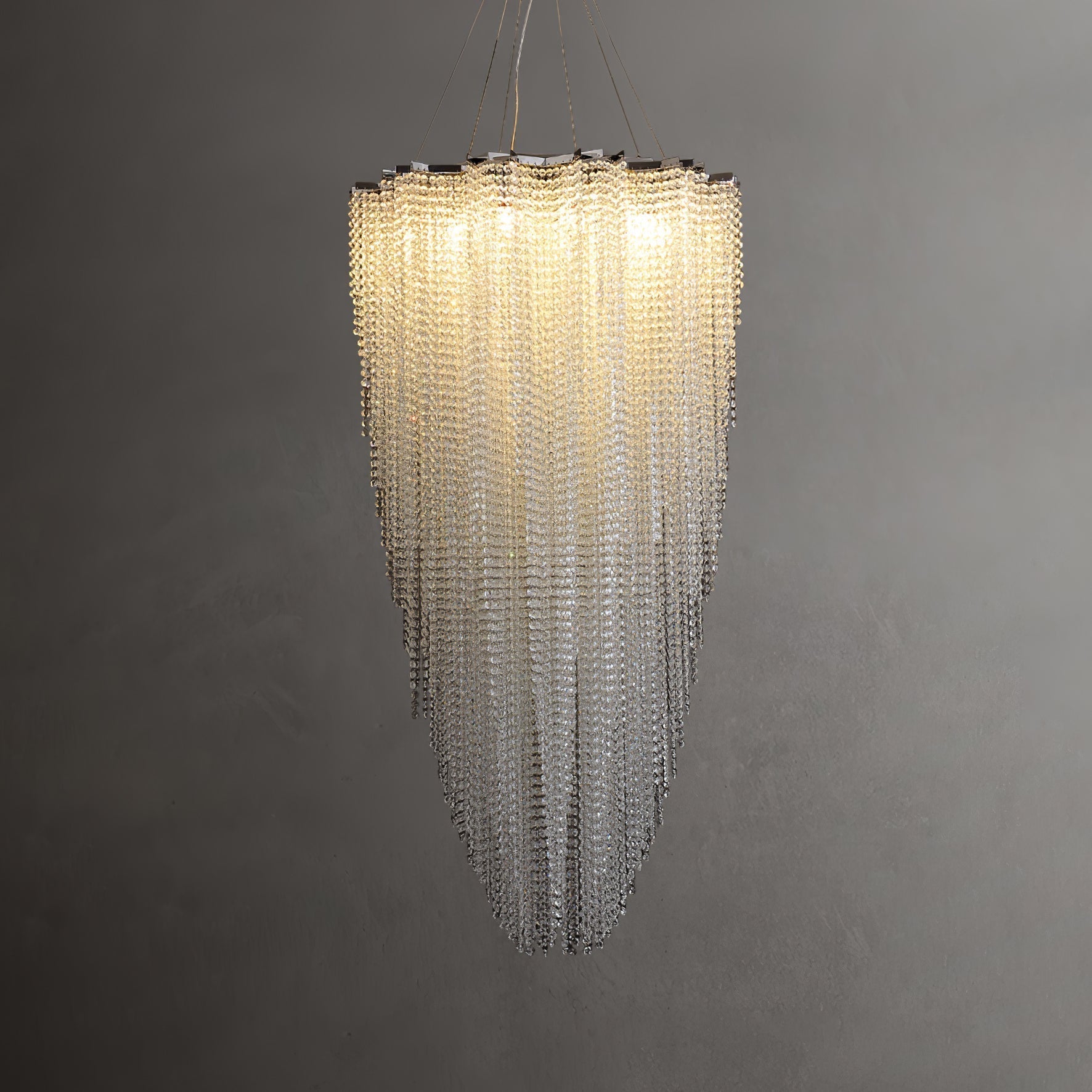 Zashayra Crystal Column Chandelier - Neutralighting