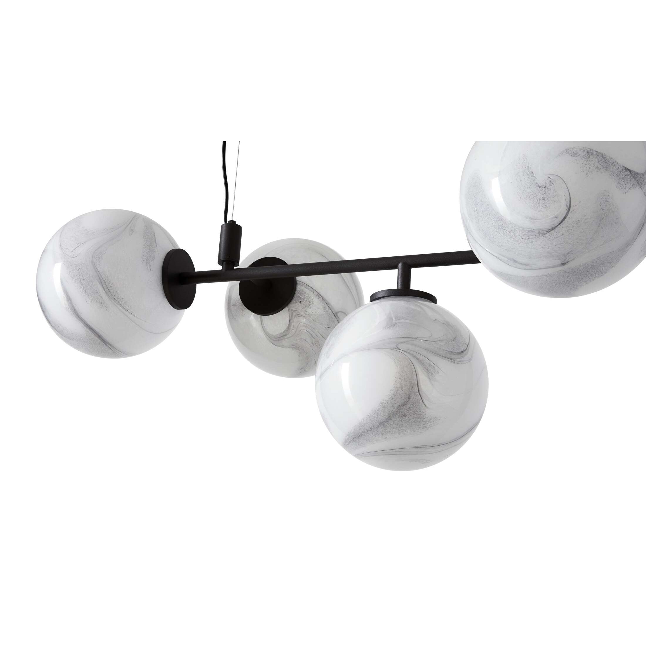 Ilmaros Premium Nordic Art Metal Glass Chandelier - Lamp Copper