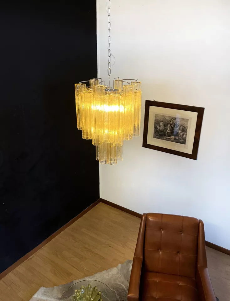 Erdoros Postmodern Luxury Starlight Glass Chandelier - Lamp Copper