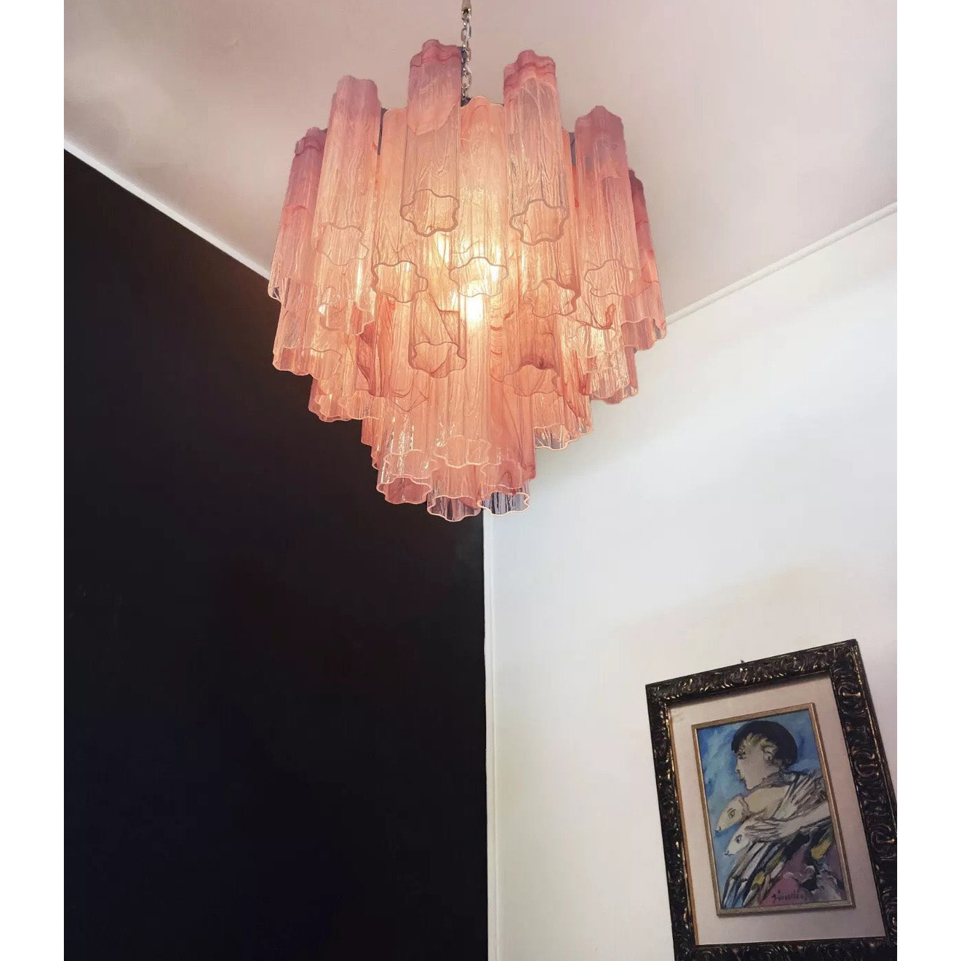 Erdoros Postmodern Luxury Starlight Glass Chandelier - Lamp Copper