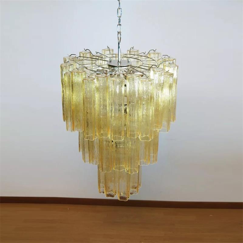 Erdoros Postmodern Luxury Starlight Glass Chandelier - Lamp Copper