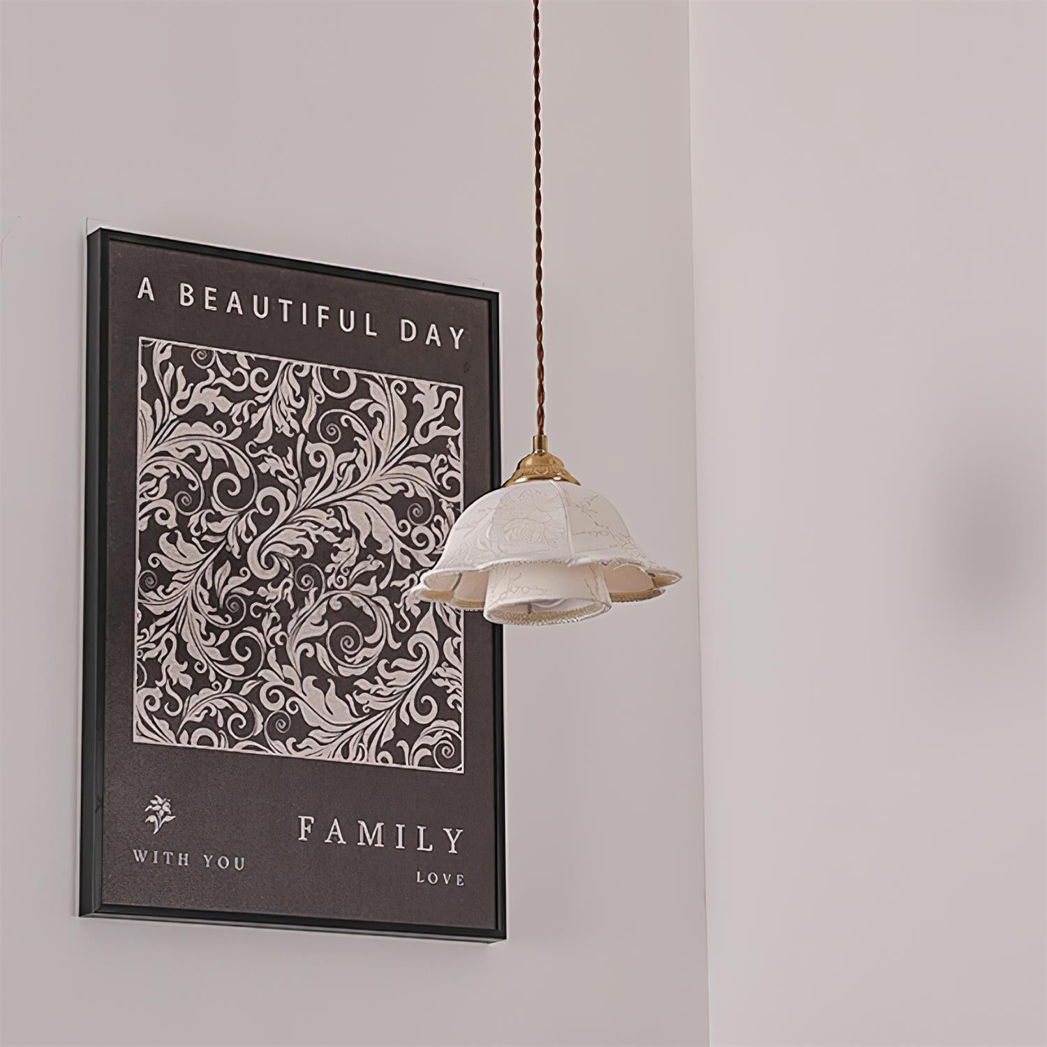 Stella Florale Tissu Suspension - Neutralighting