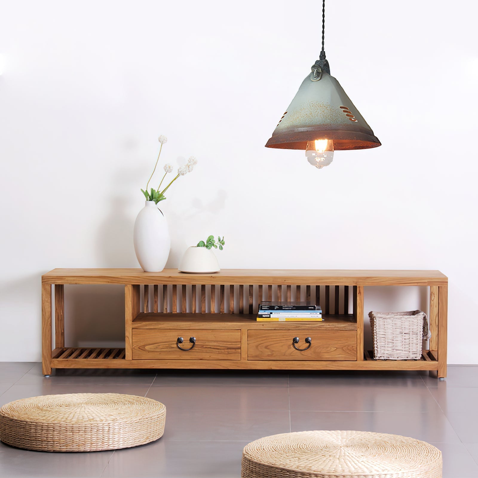Elorus Vintage Modern Minimalist Metal Pendant Light - Lamp Copper