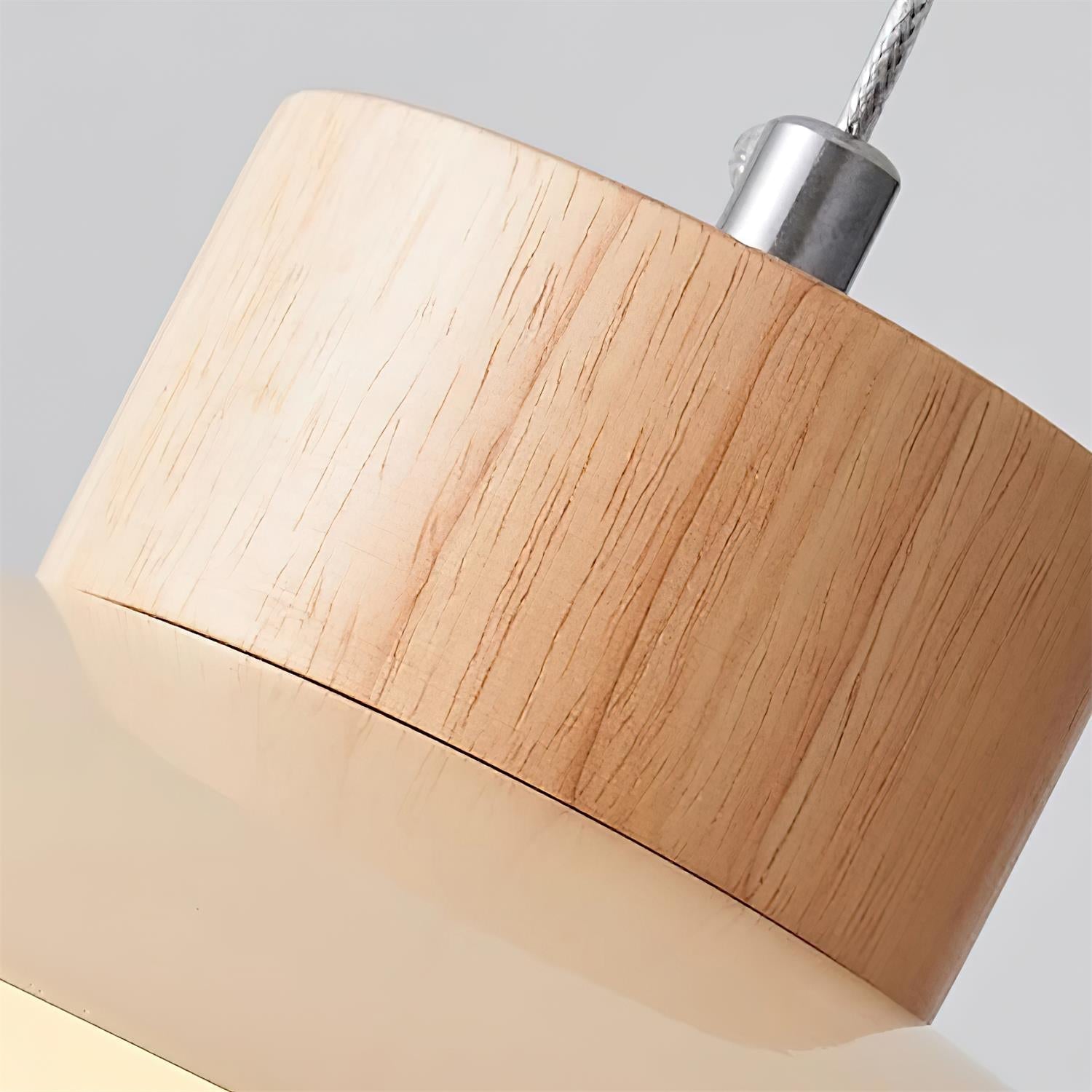Pendant Lamp and Wood PE Shade Dome Shape Minimalist - Letslighting