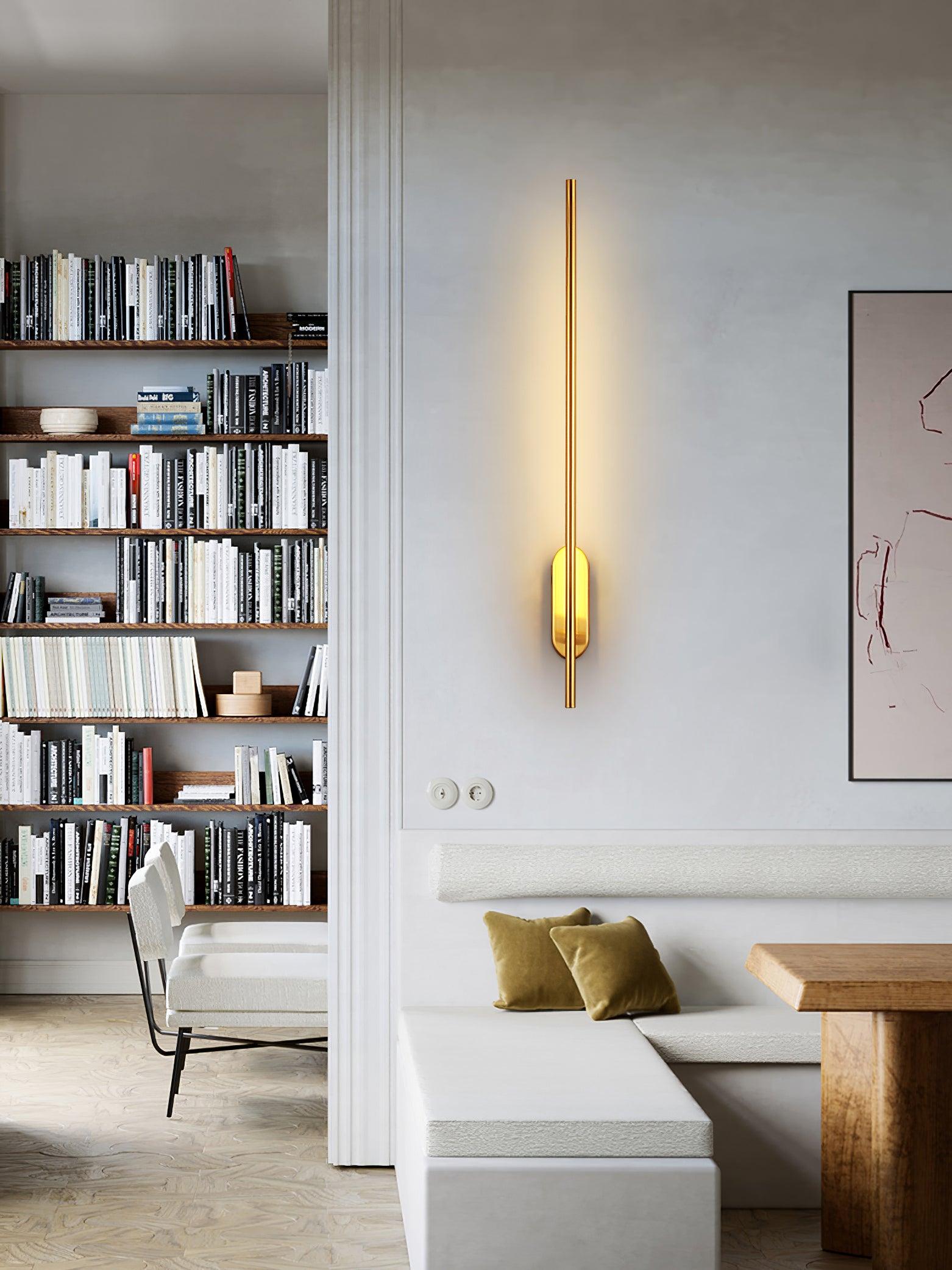 Marissa Applique Murale Bâton Laiton - Neutralighting