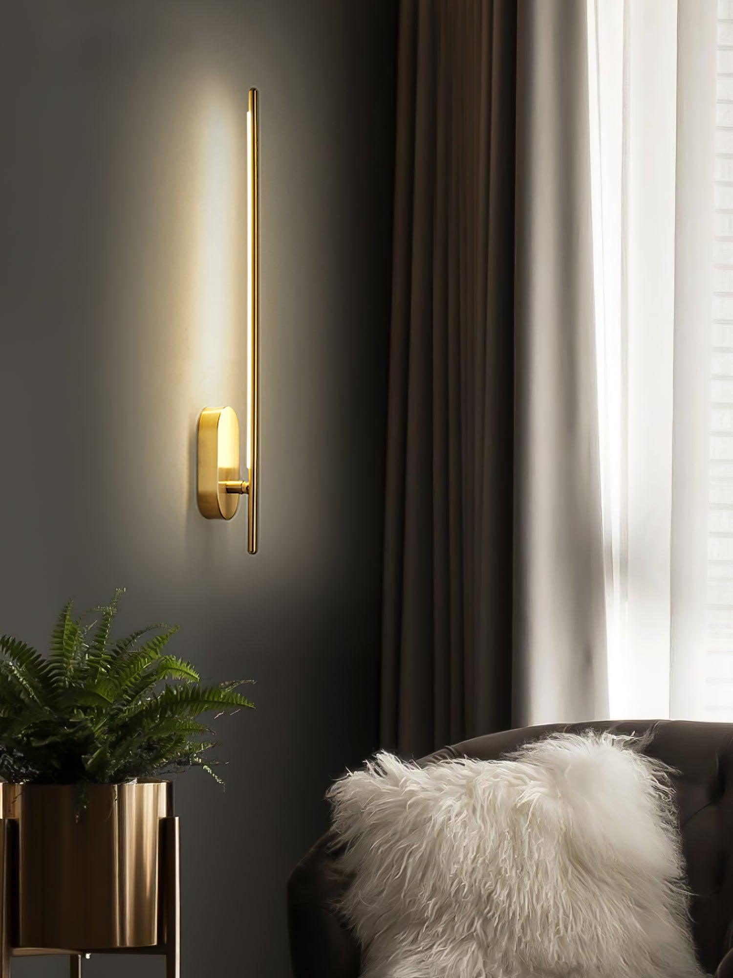 Marissa Applique Murale Bâton Laiton - Neutralighting