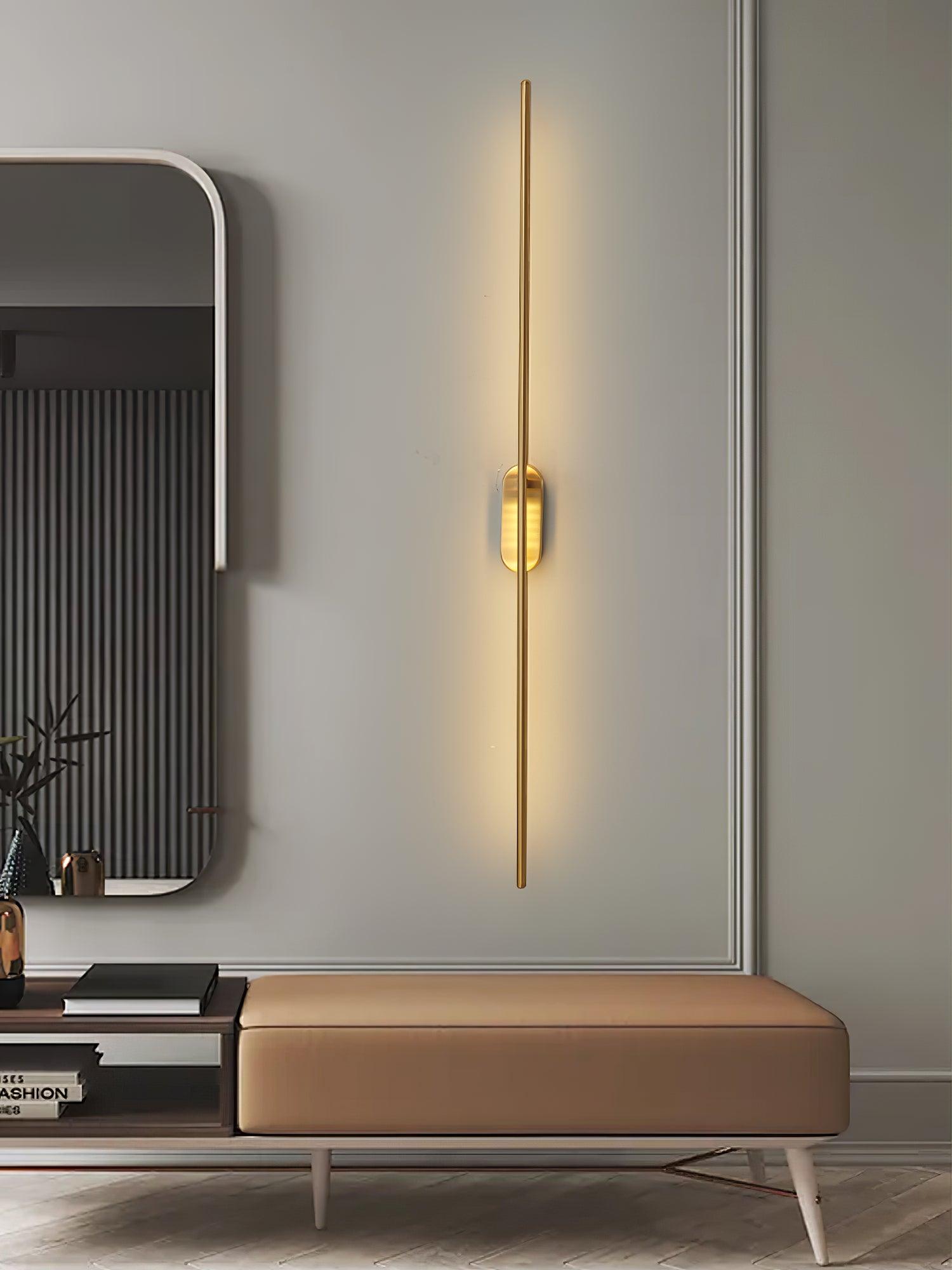 Marissa Applique Murale Bâton Laiton - Neutralighting