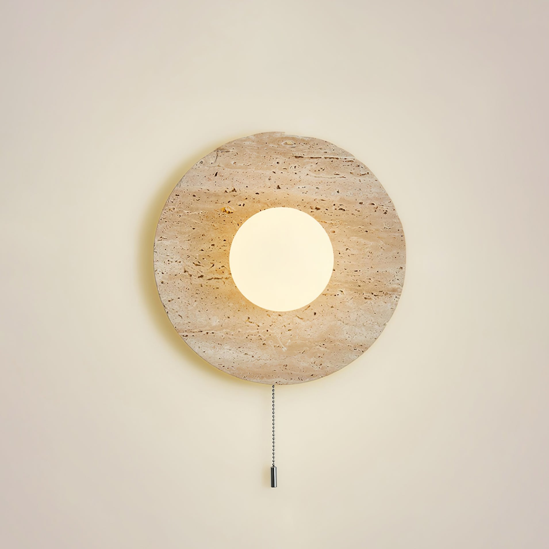 Vephair Bol-Cadre Travertin Luminaire Mural - Neutralighting