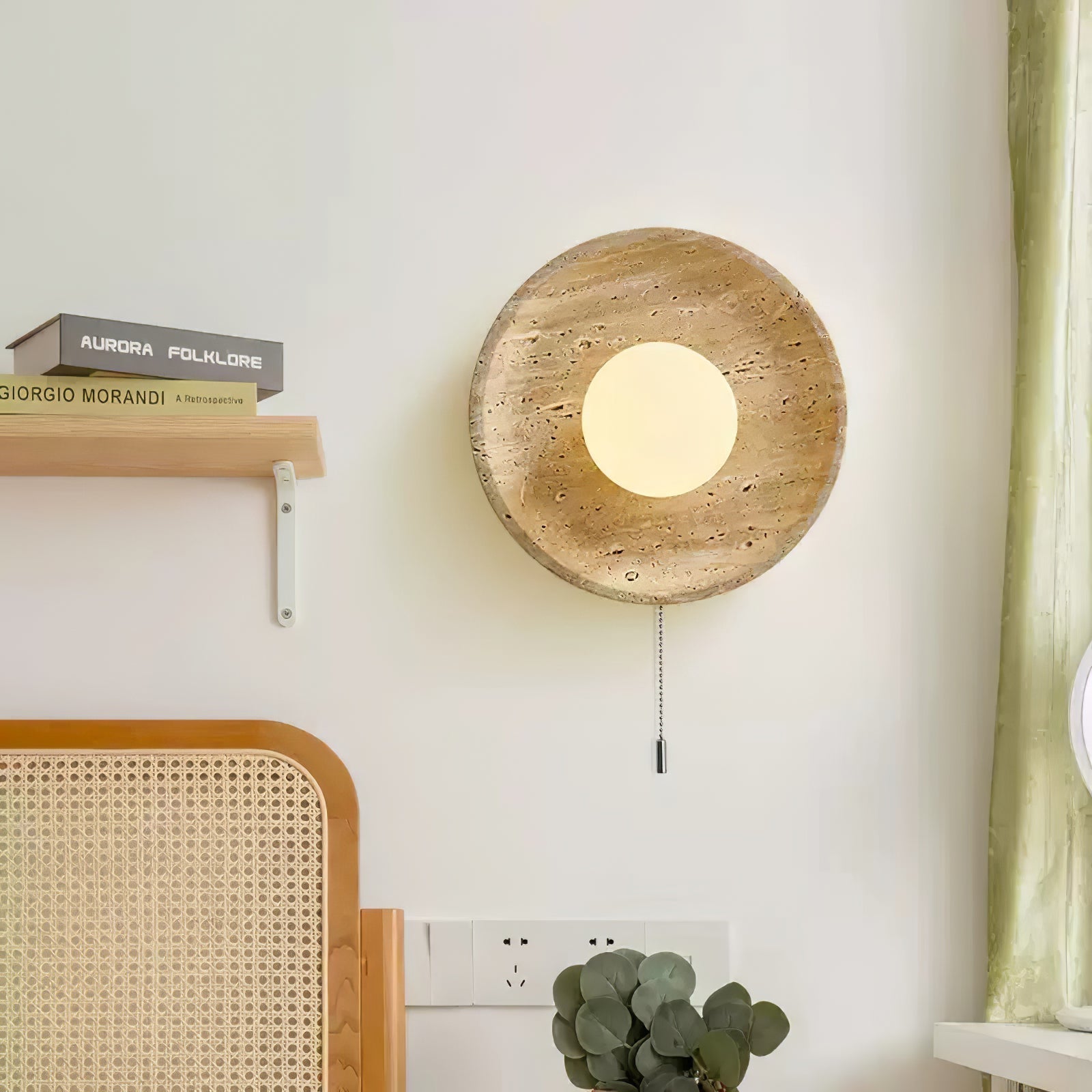 Vephair Bol-Cadre Travertin Luminaire Mural - Neutralighting