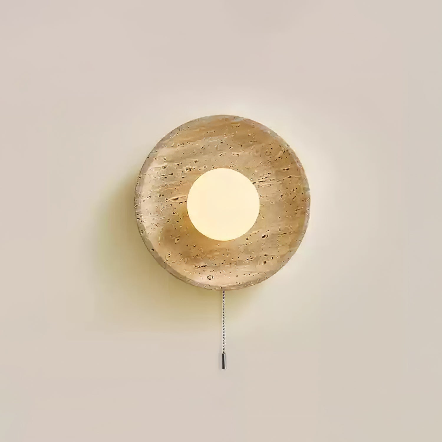 Vephair Bol-Cadre Travertin Luminaire Mural - Neutralighting