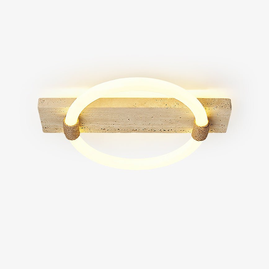 Elmaryra Applique Murale en Travertin Anneau - Neutralighting