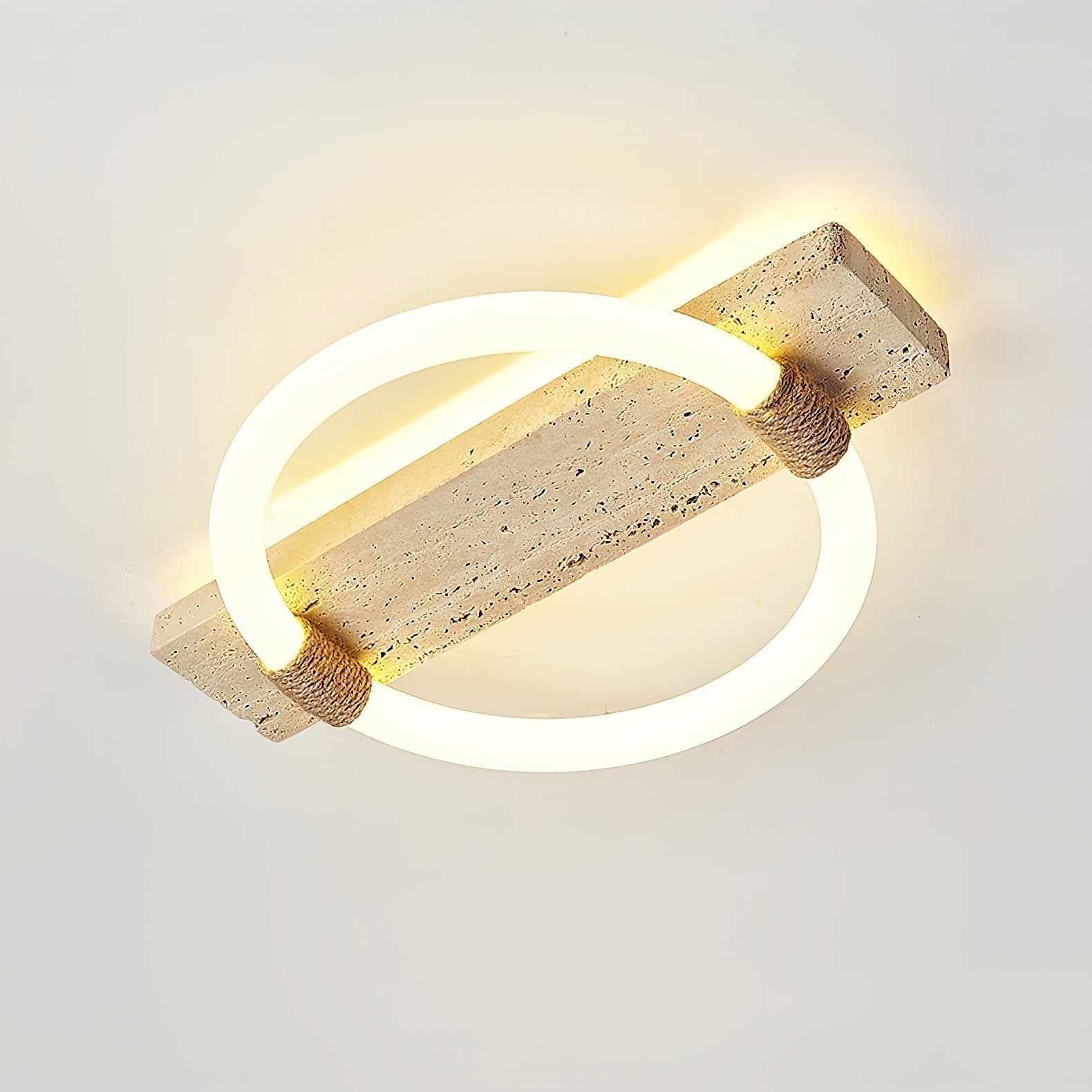 Elmaryra Applique Murale en Travertin Anneau - Neutralighting
