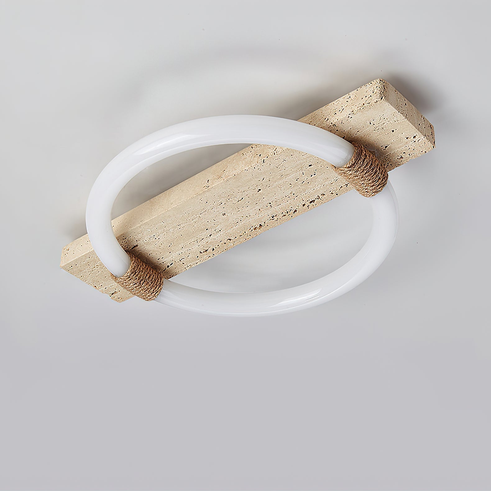 Elmaryra Applique Murale en Travertin Anneau - Neutralighting