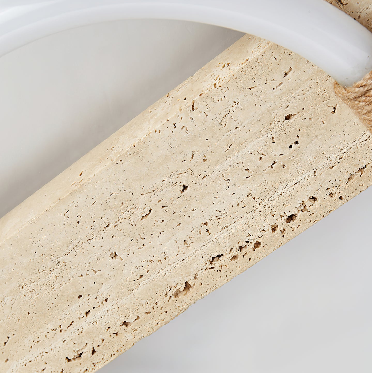 Elmaryra Applique Murale en Travertin Anneau - Neutralighting