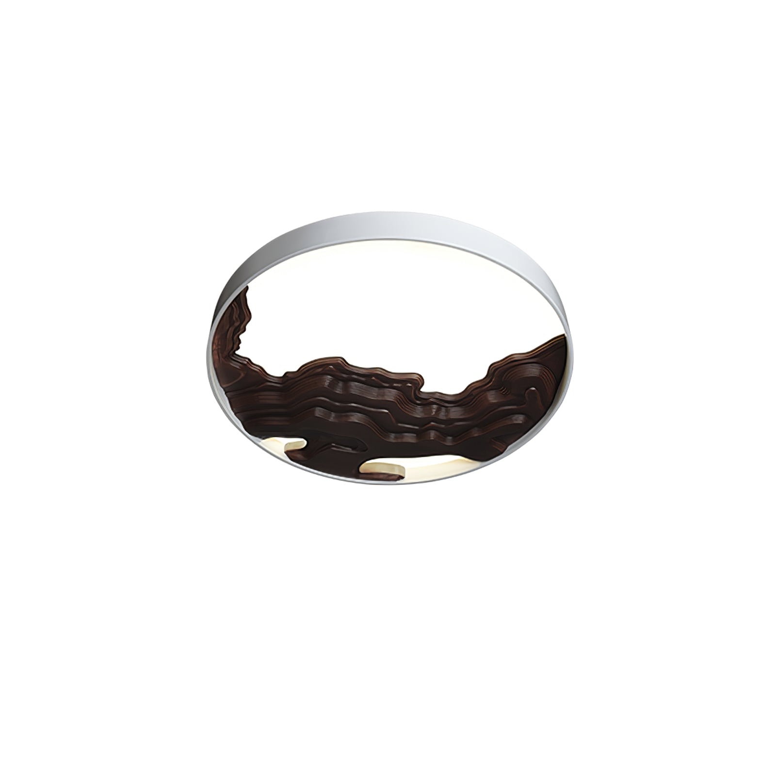 Lustra Plafonnier Bois Oriental Naturel - Neutralighting