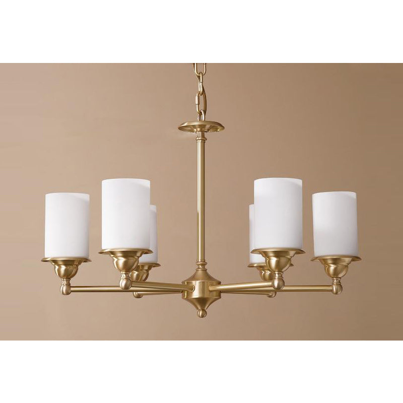 Idorara Postmodern Luxury Brass Glass Chandelier - Lamp Copper