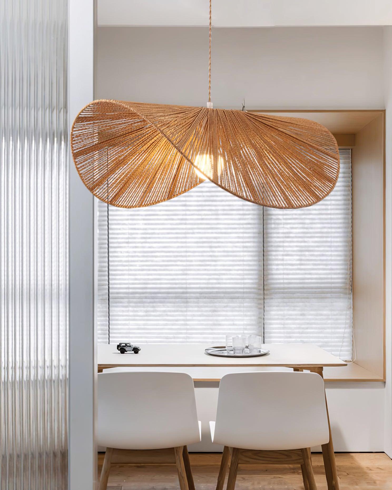 Solara Lampe Pendante Rattan Naturel Tissé à la Main - Neutralighting