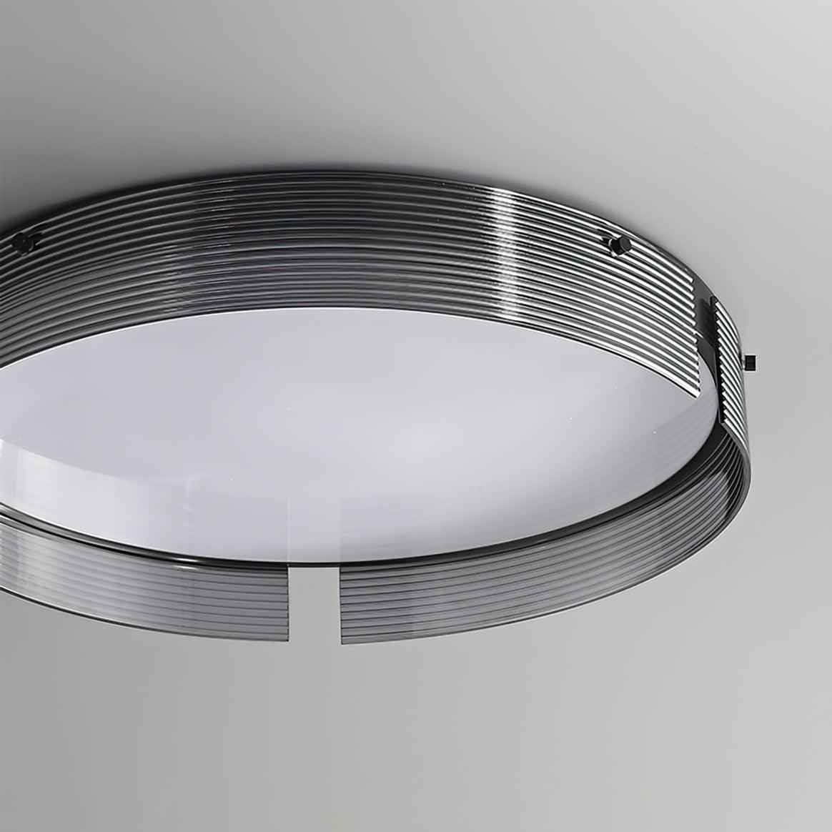 Stripe Lustre Plafonnier Moderne Laiton Lignes Élégantes - Neutralighting