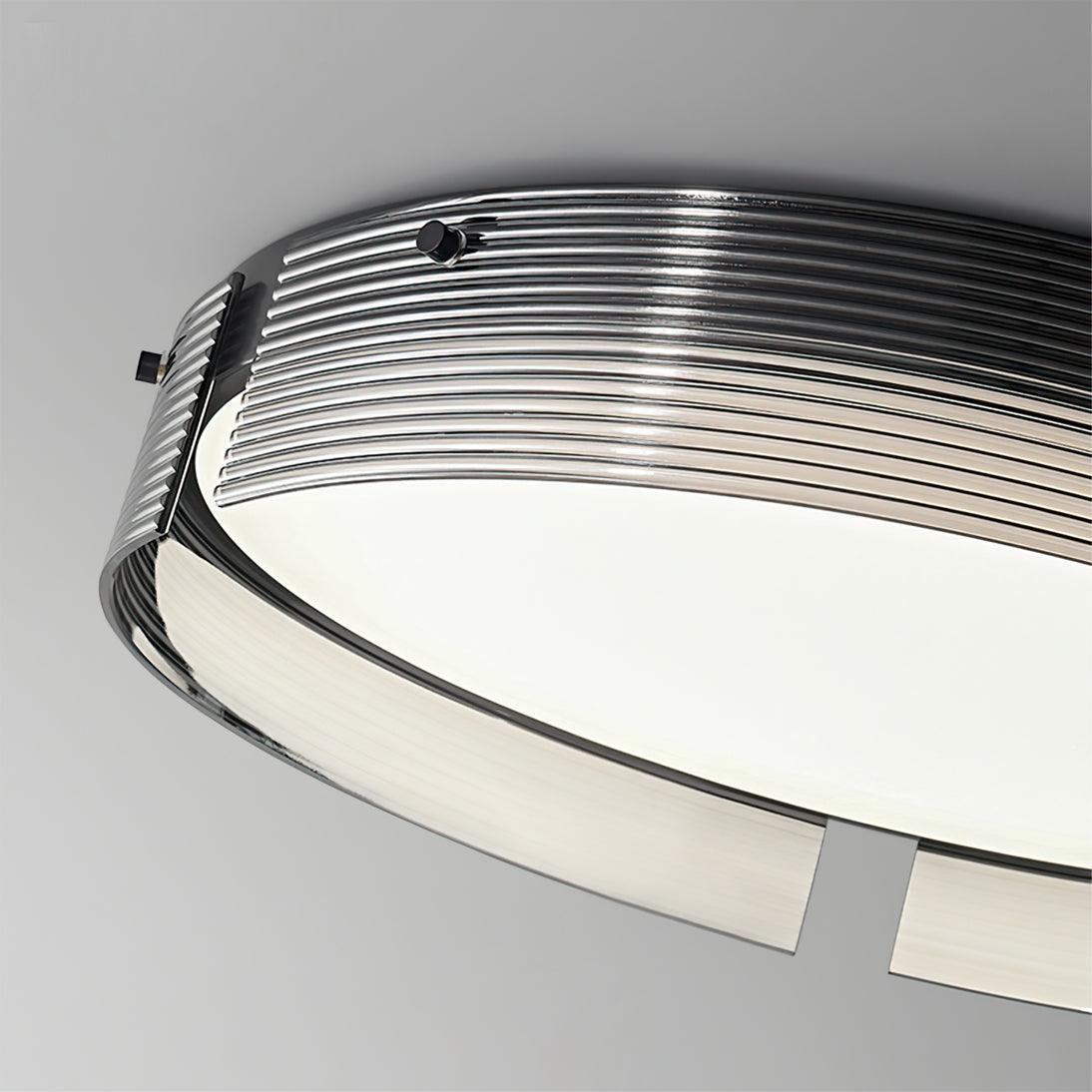 Stripe Lustre Plafonnier Moderne Laiton Lignes Élégantes - Neutralighting