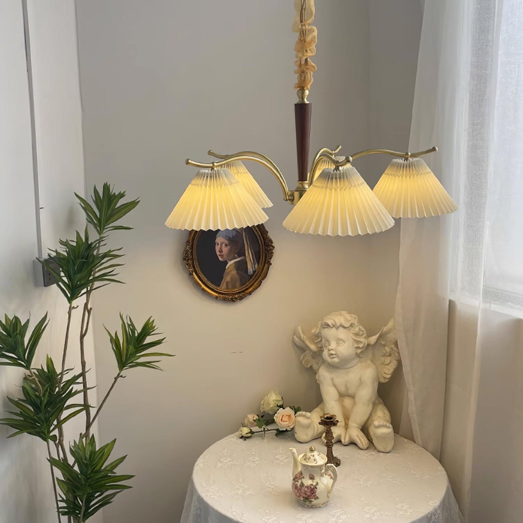 Nexus Lustre à Abat-Jours en Tissu Plissé - Neutralighting