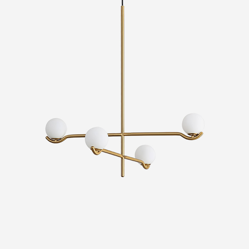 Fayno Lustre Globe Blanc - Neutralighting