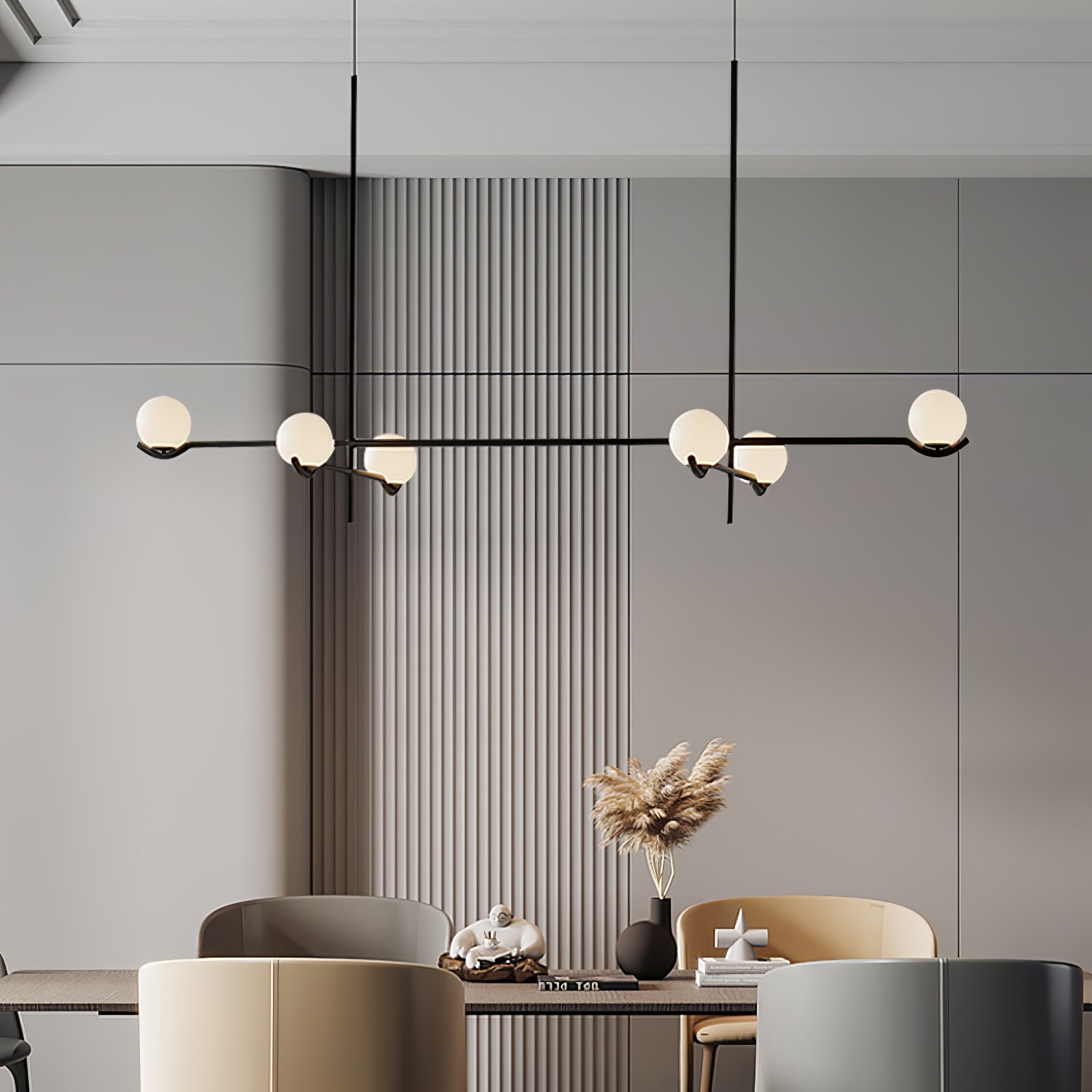 Fayno Lustre Globe Blanc - Neutralighting